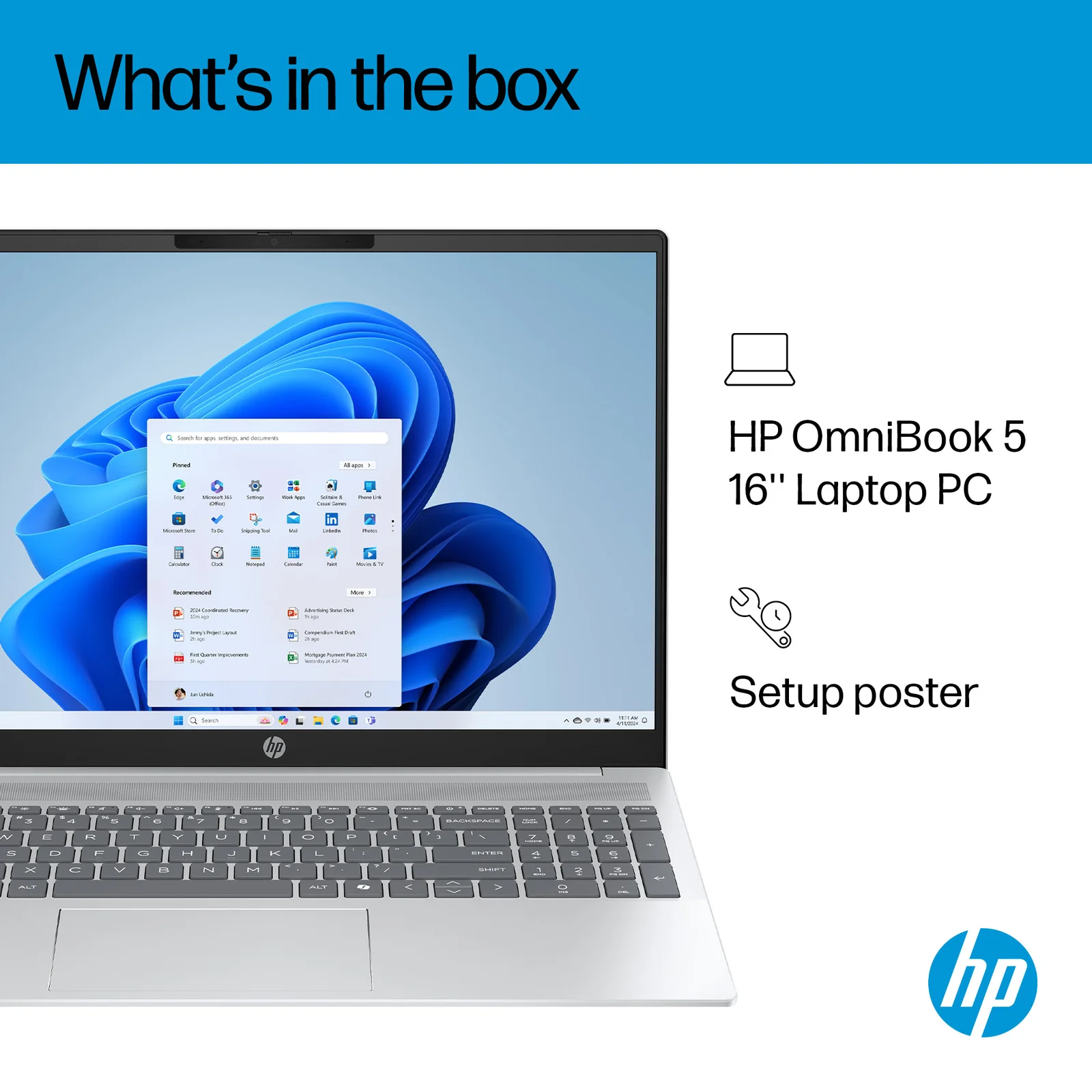 HP OmniBook 5 Laptop 16-ba1011nax 16", 8GB RAM, 1TB SSD