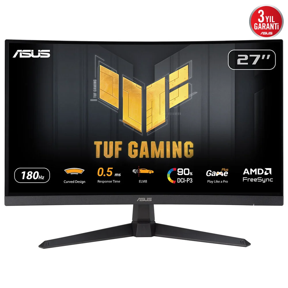 ASUS VG27WQ3B 27" QHD VA 180Hz Curved Monitor