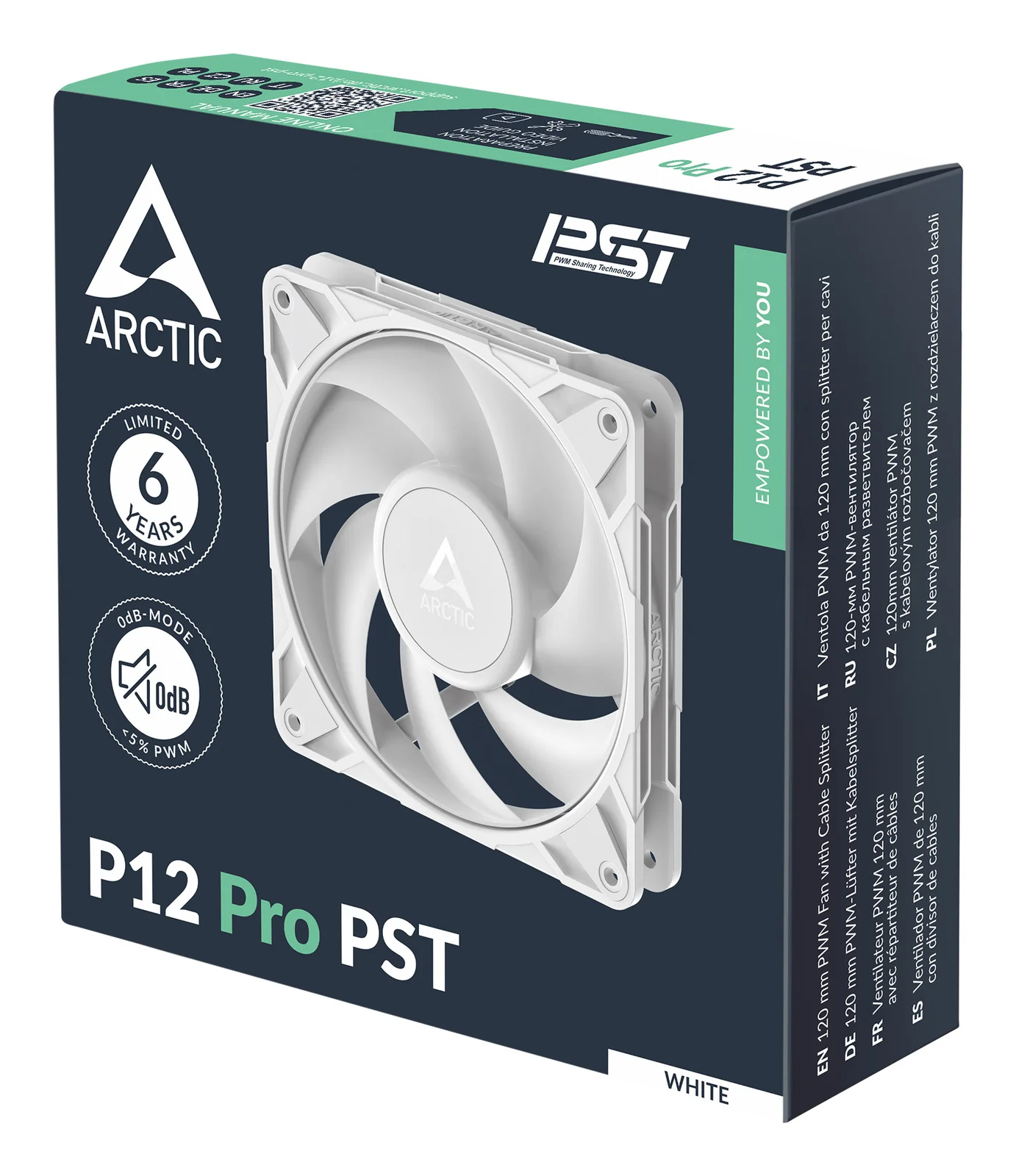 ARCTIC Freezer P12 Pro PST (White)