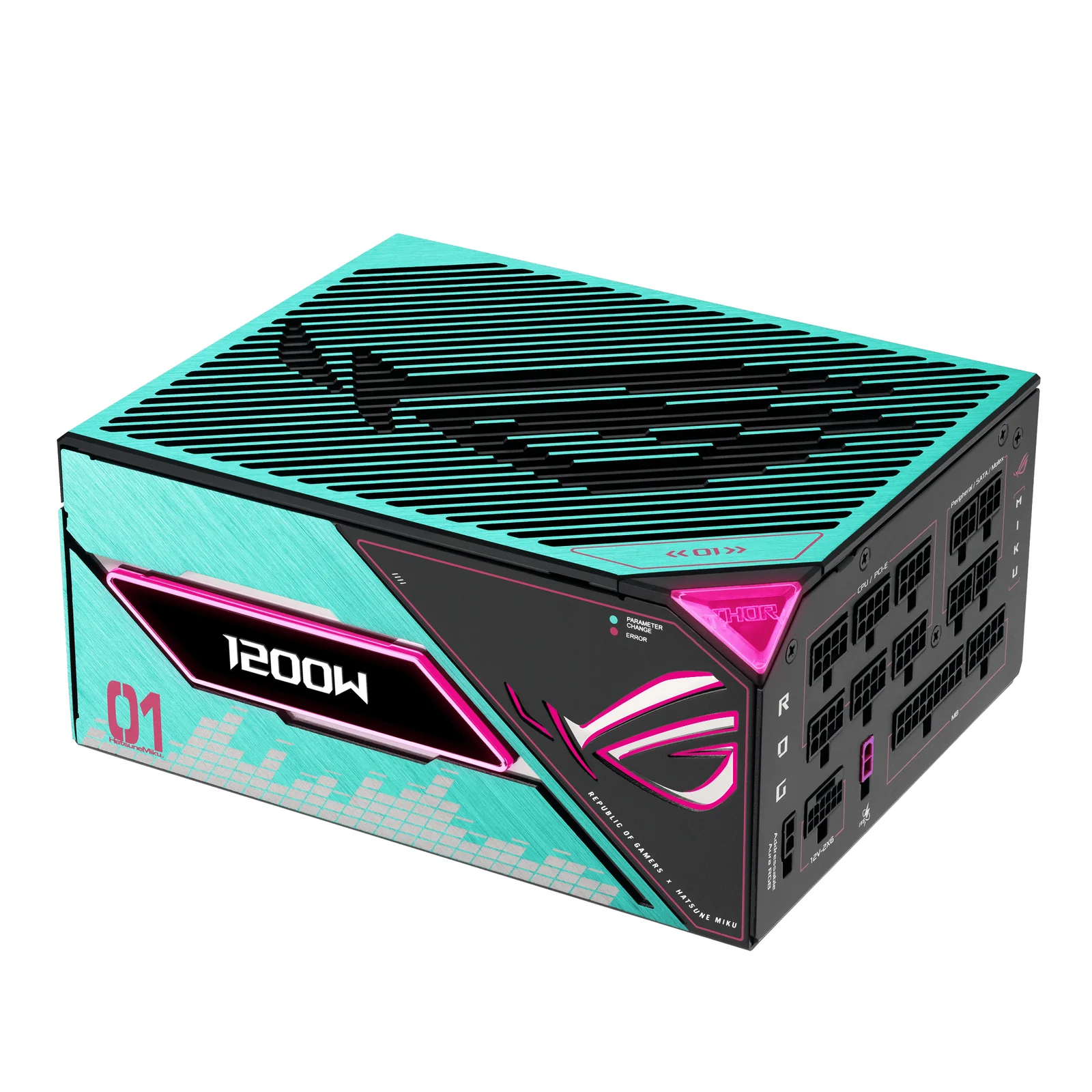 ASUS ROG -THOR-1200P3-MIKU 1200W Power Supply