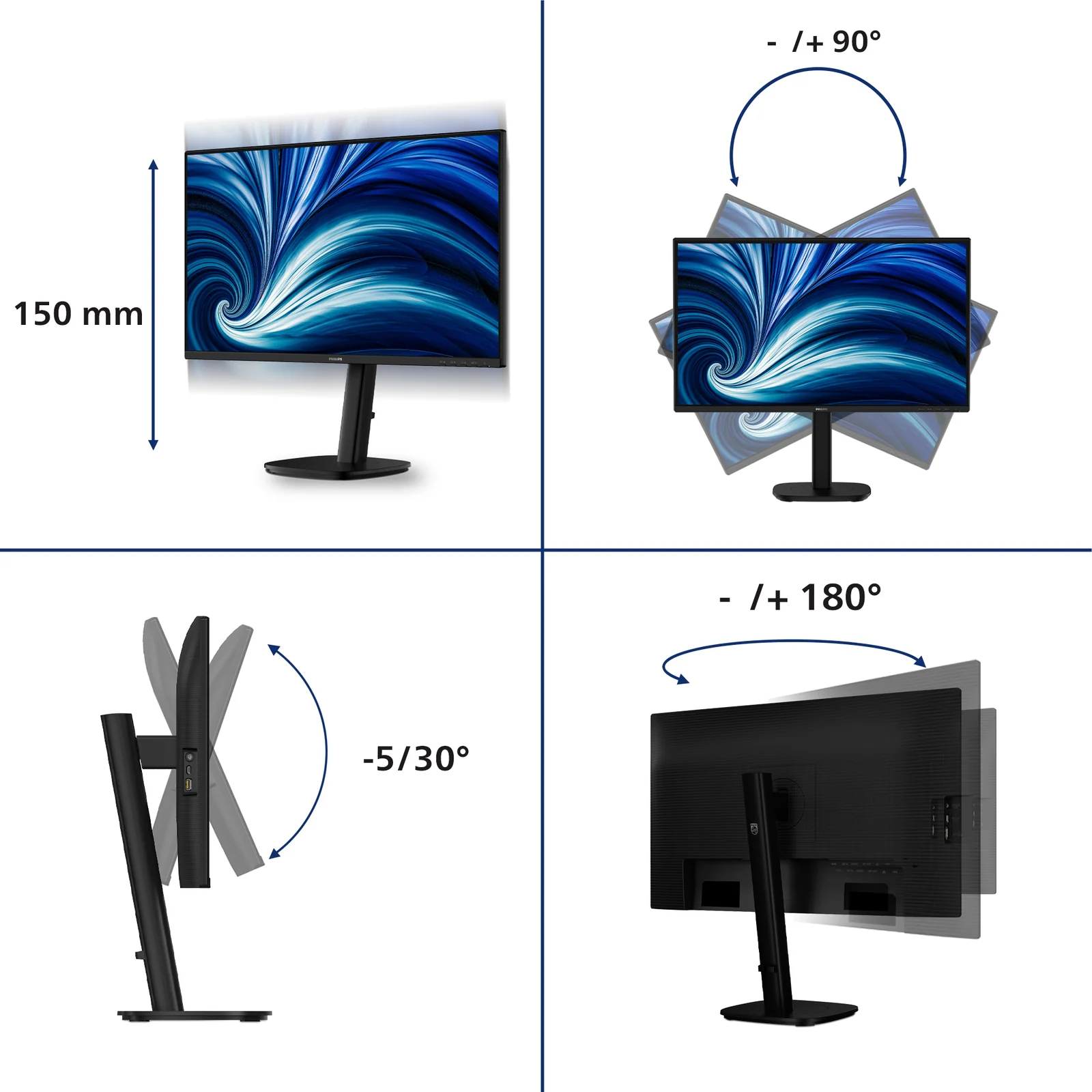 Philips 3000 series 27B2U3301/00 computer monitor