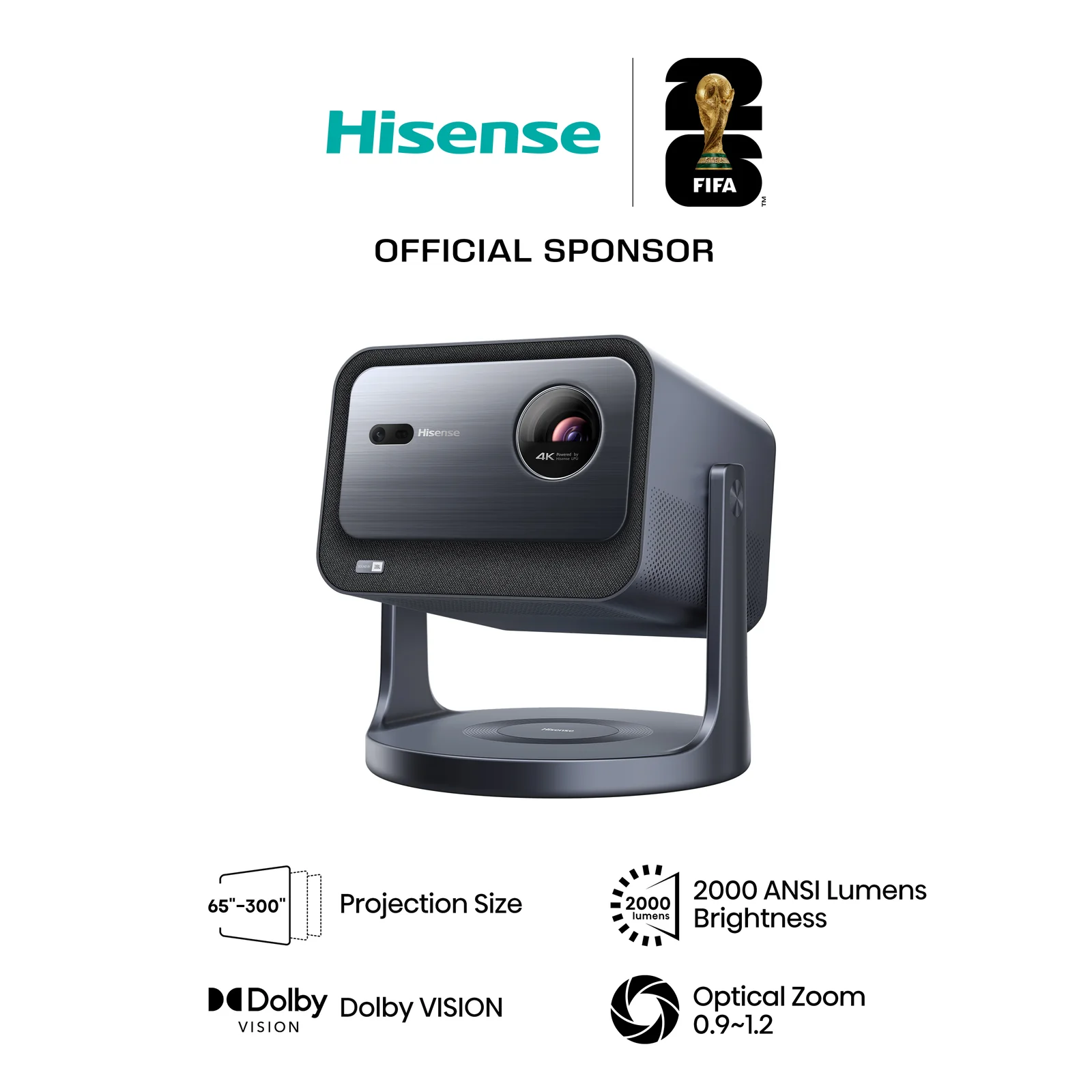 Hisense C2TUK 4K Projector