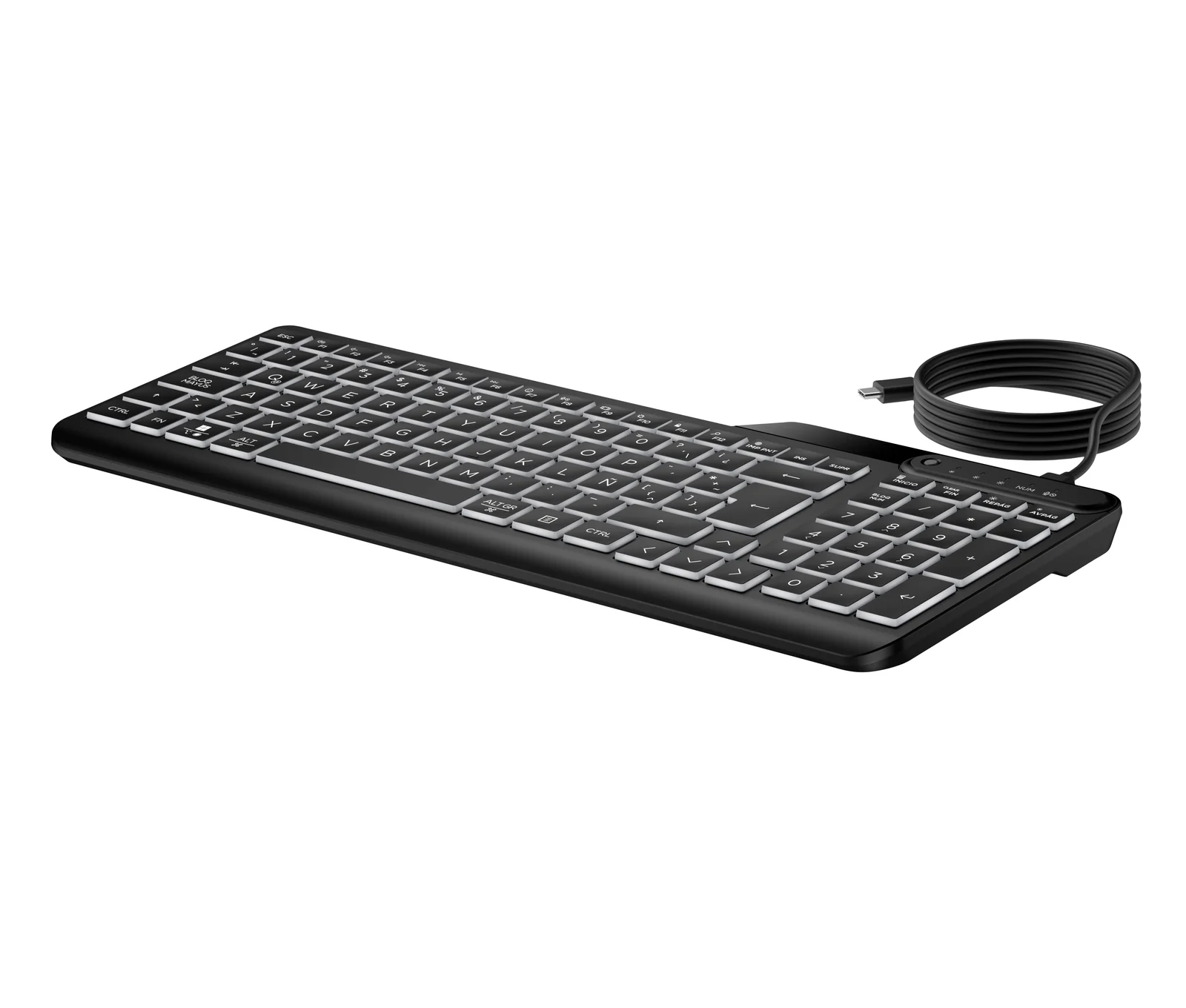 HP 405 Multi-Device BL WD Keyboard AZERTY BE Black