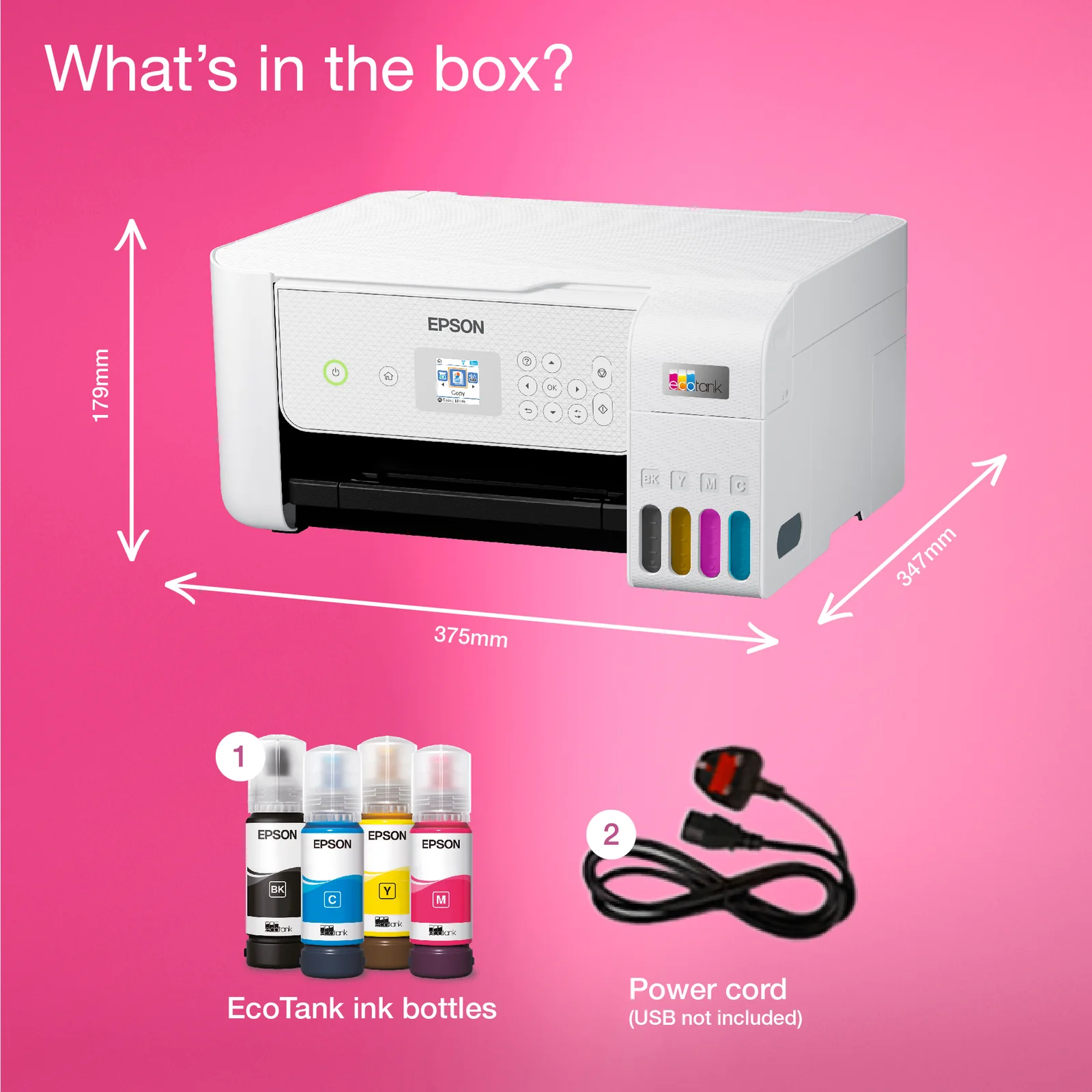 Epson EcoTank ET-2876 Printer