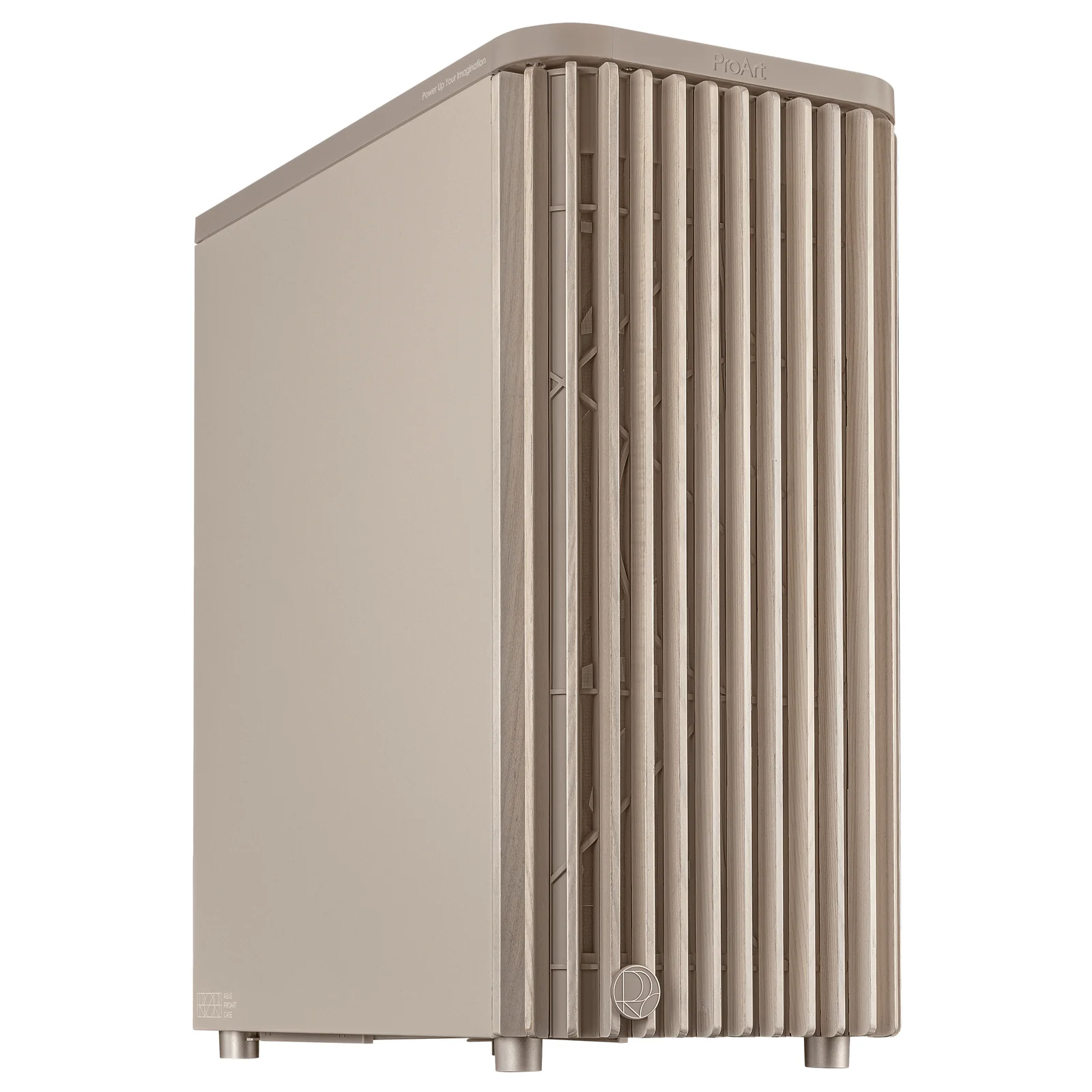 ASUS ProArt PA401 Wood Edition Beige Metal Panel PC Case