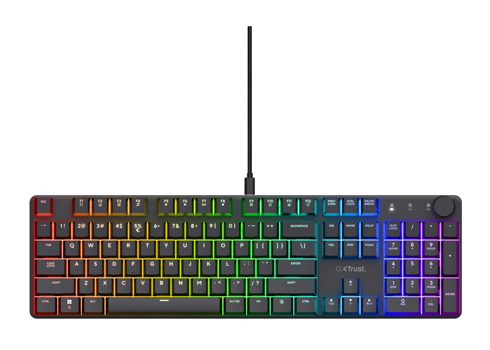 Trust GXT 866 Torix Keyboard Black, French