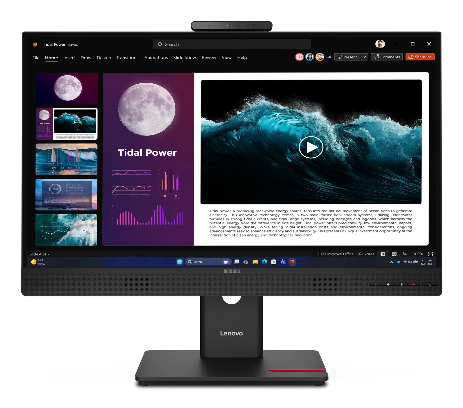 Lenovo ThinkCentre TIO27 Gen6 computer monitor