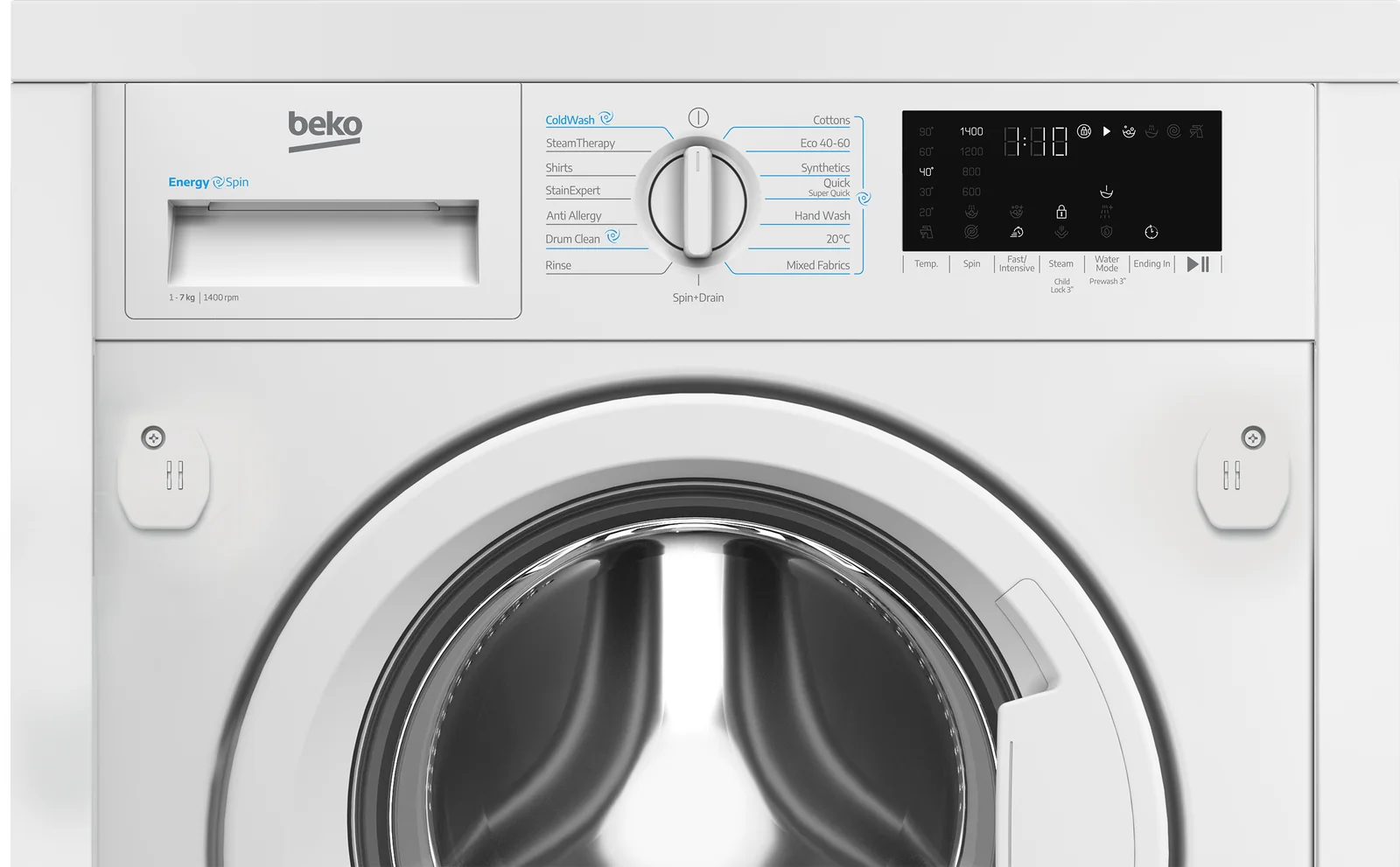 Beko WTIK741511 7kg 1400rpm Washing Machine