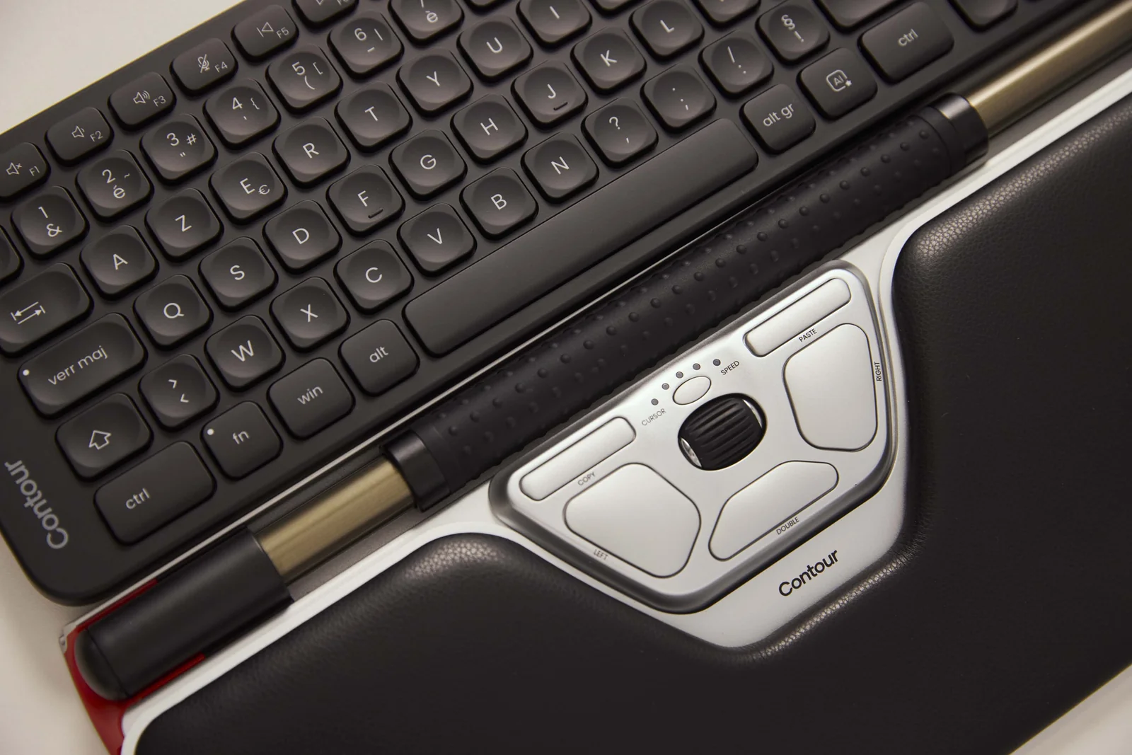 Contour Design RollerMouse Red Plus & Balance Wireless Keyboard