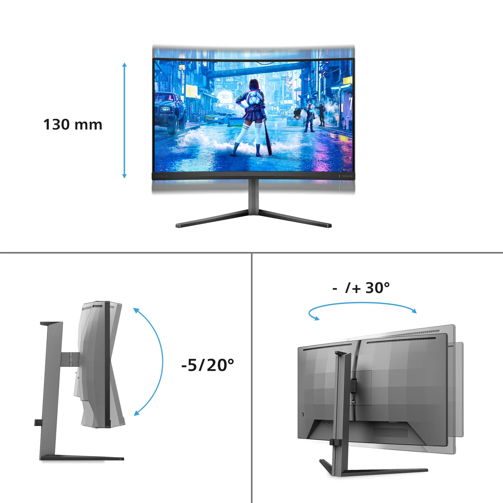Philips 27M2C5200W/00 27" Full HD VA 280Hz Curved Monitor
