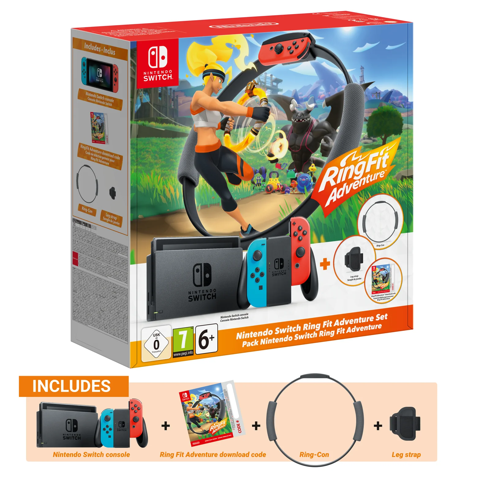 Nintendo Switch + Ring Fit Adventure Bundle