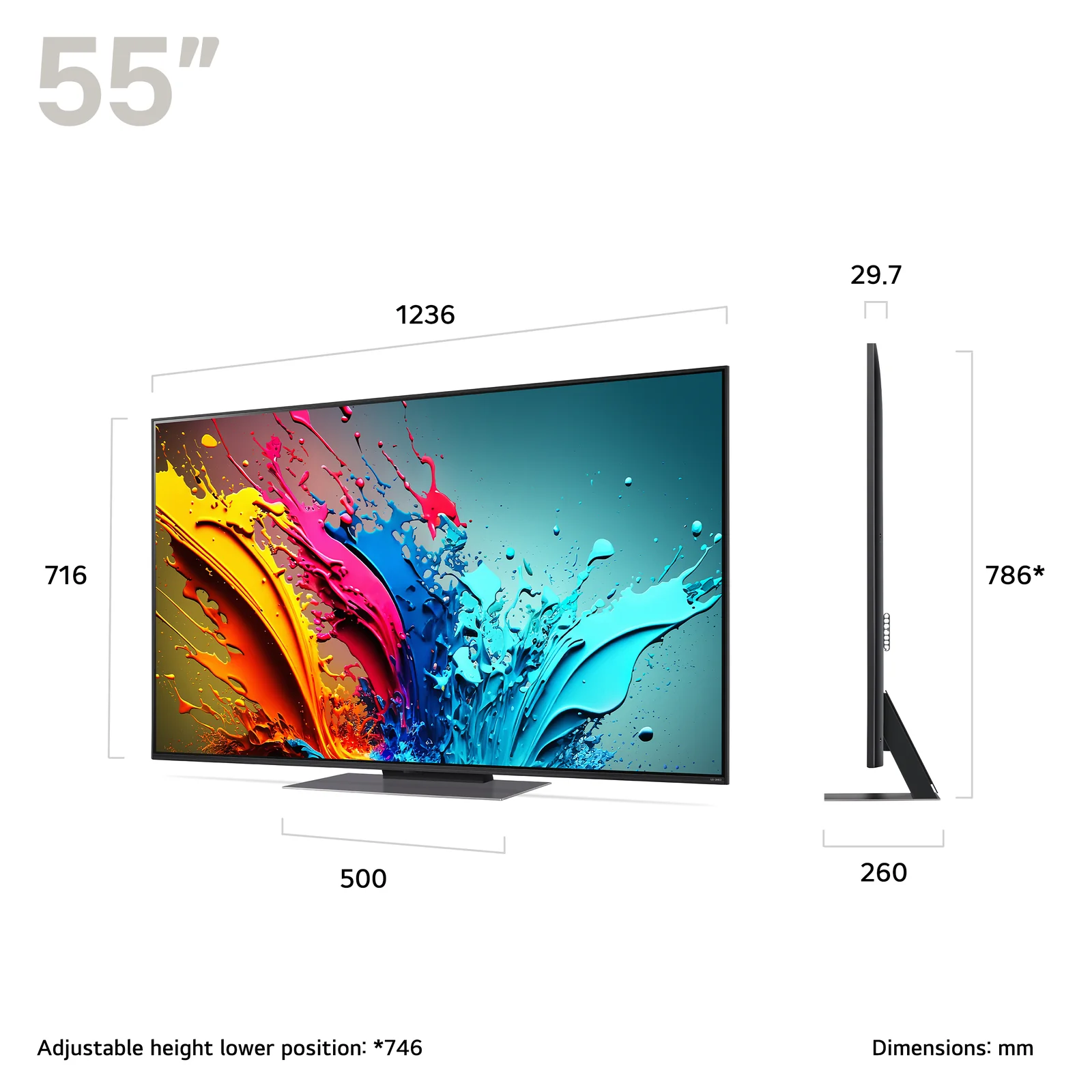 LG 55QNED87T6B.AEK 55" 4K Smart TV