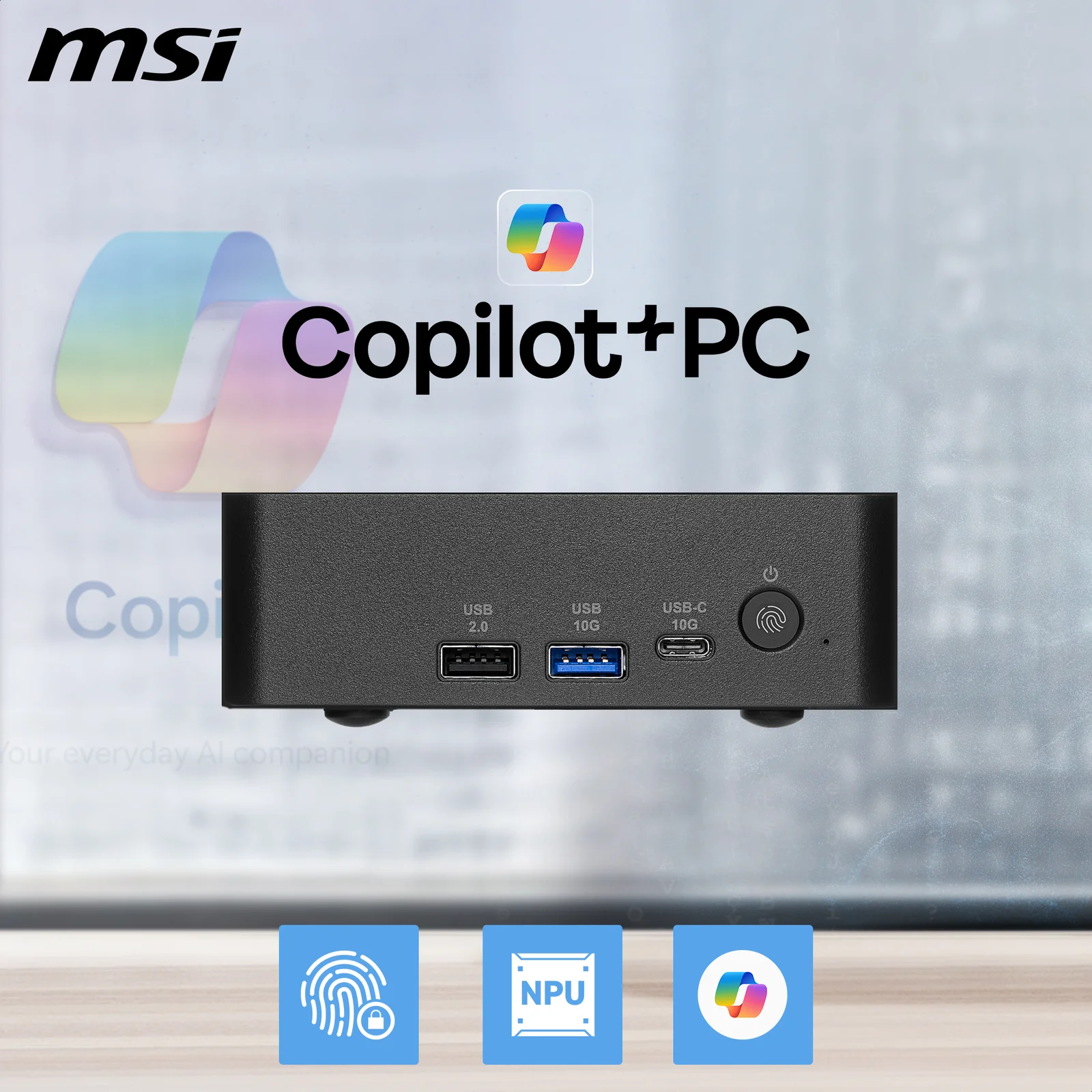 MSI Cubi NUC AI+ 3MG-004EU, Intel Core Ultra 5 322, 16GB RAM, 512GB SSD
