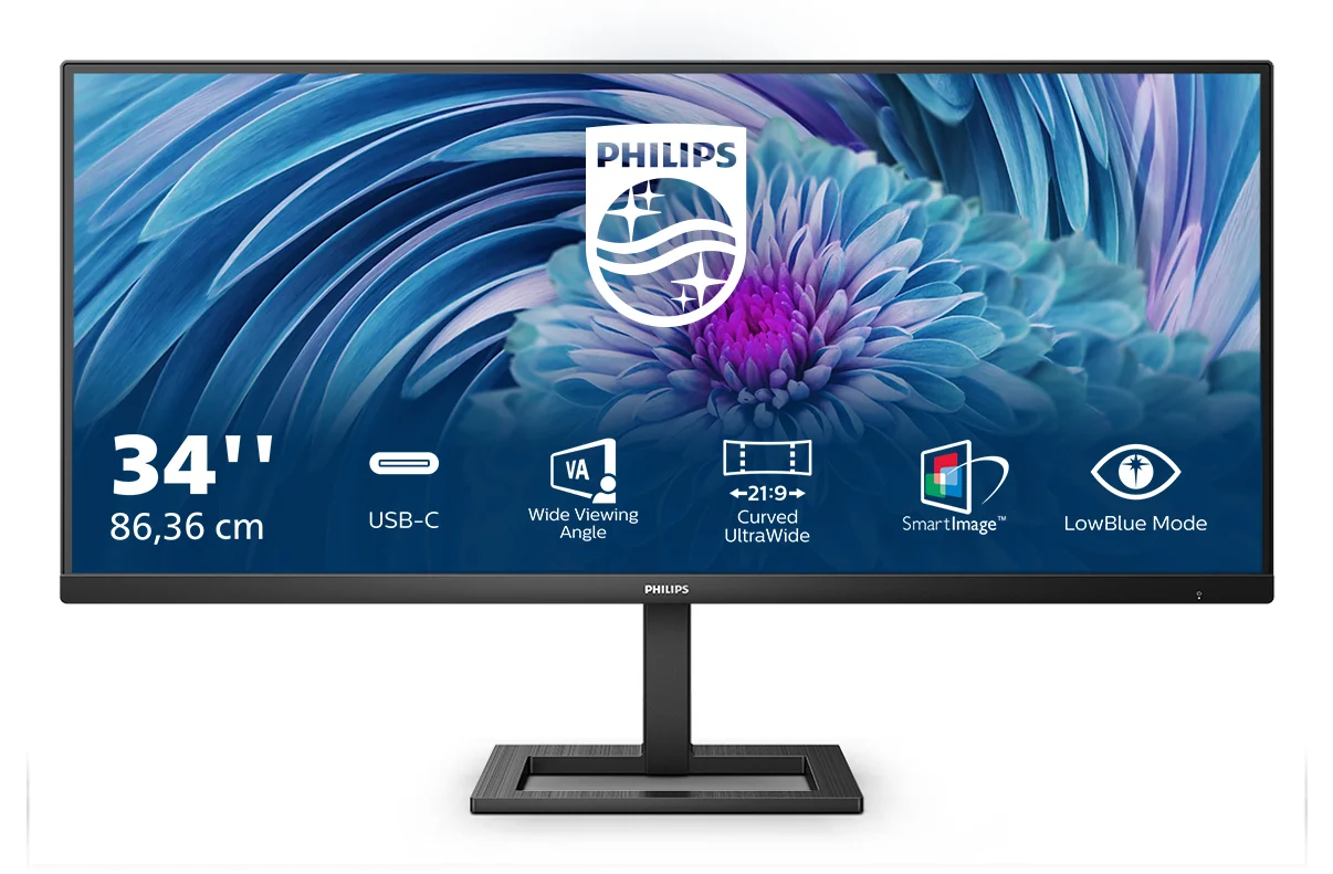 Philips 346E2LAE/23 34" UWQHD VA 100Hz Monitor