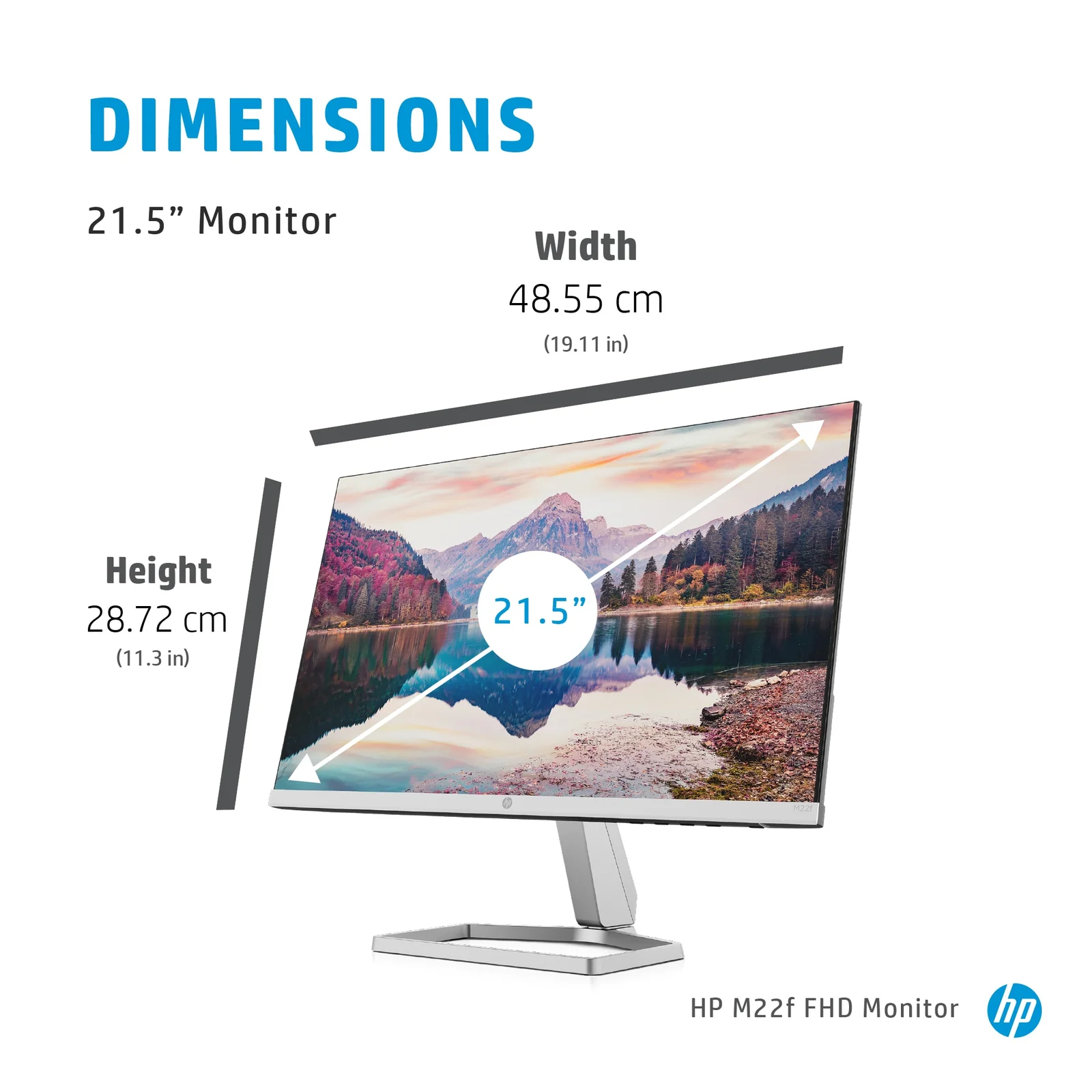 HP M22f FHD 21.5" Full HD IPS Monitor