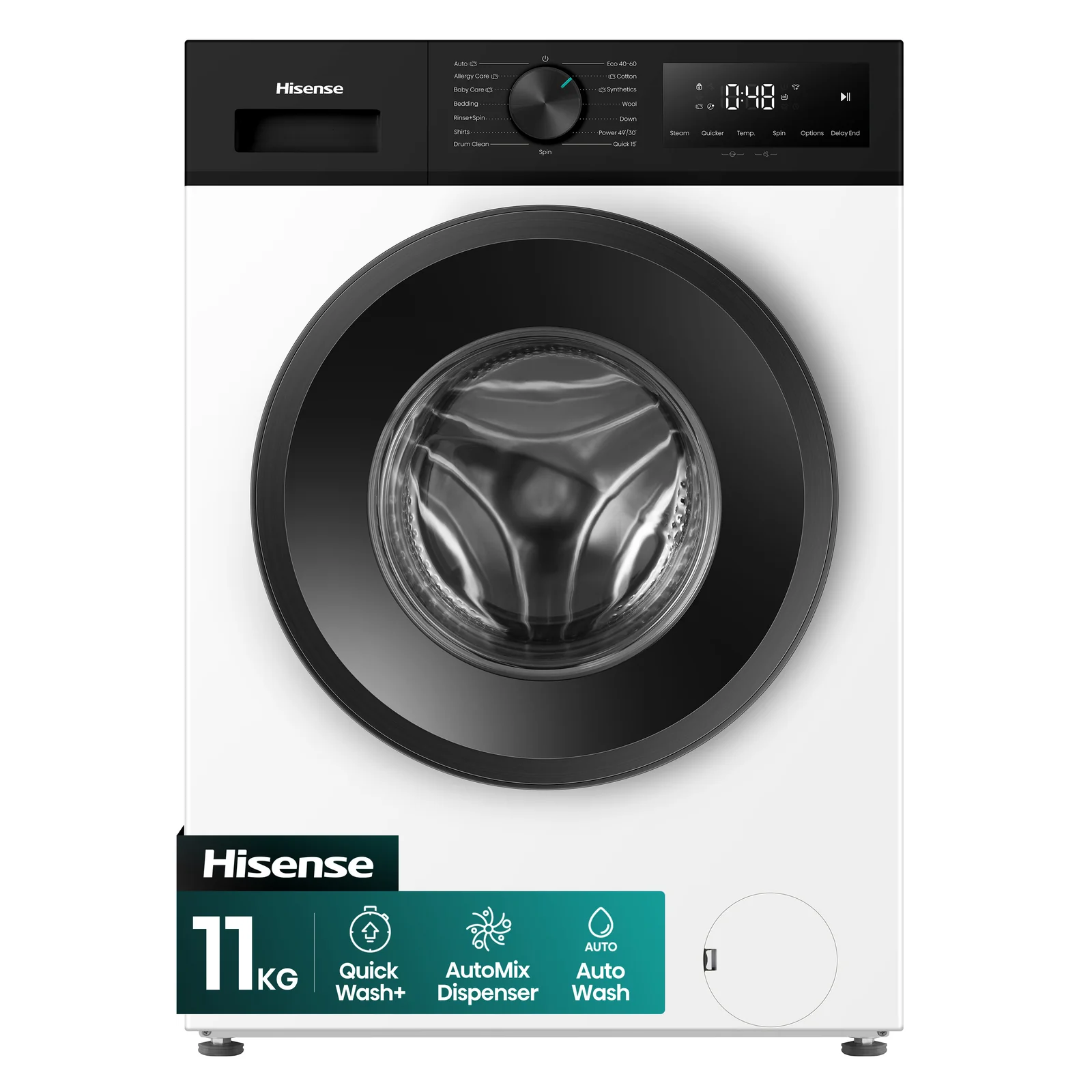 Hisense WF1I1142BWL3 11kg 1400rpm Washing Machine