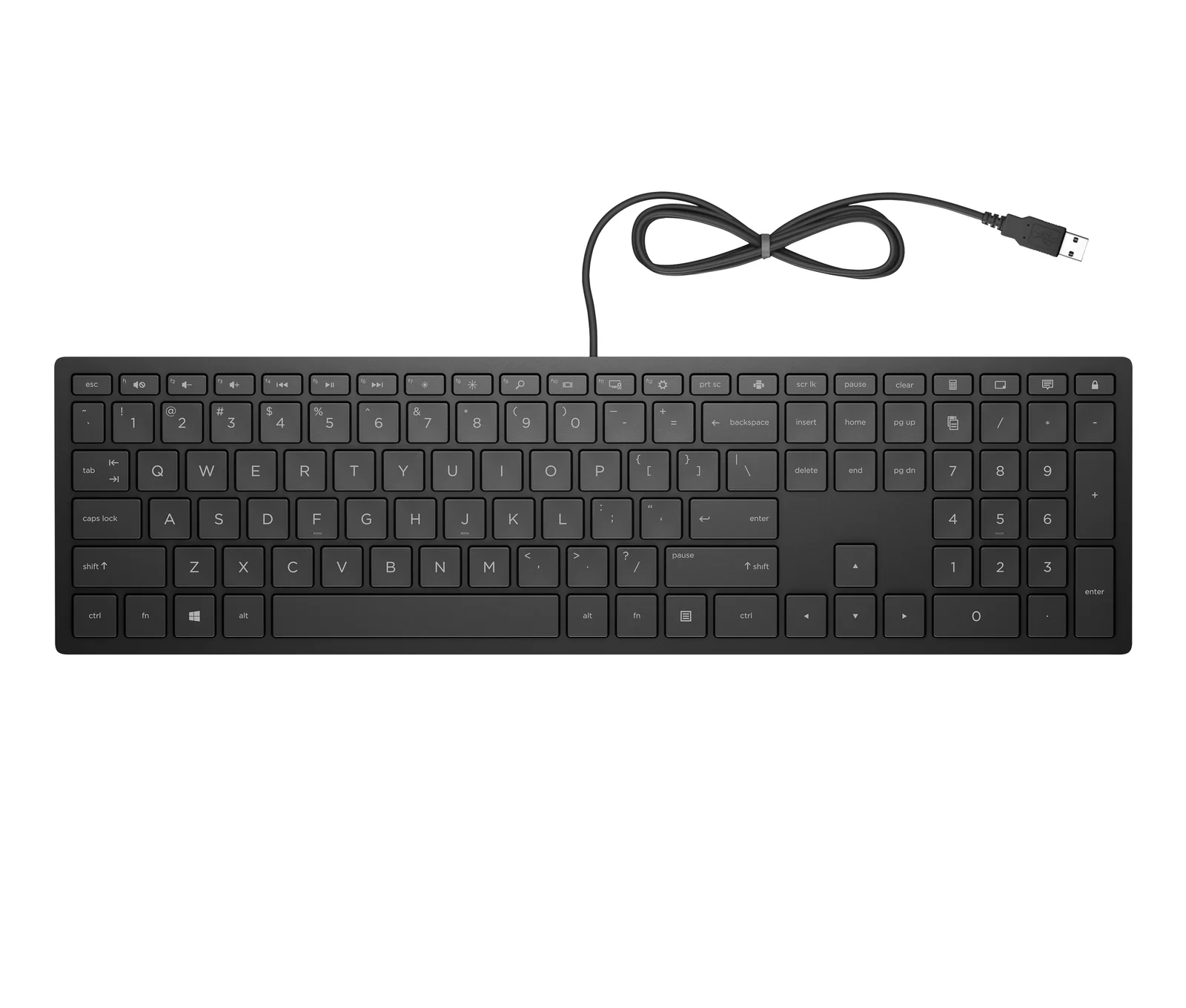 HP PAV WIRED 300 Keyboard Black