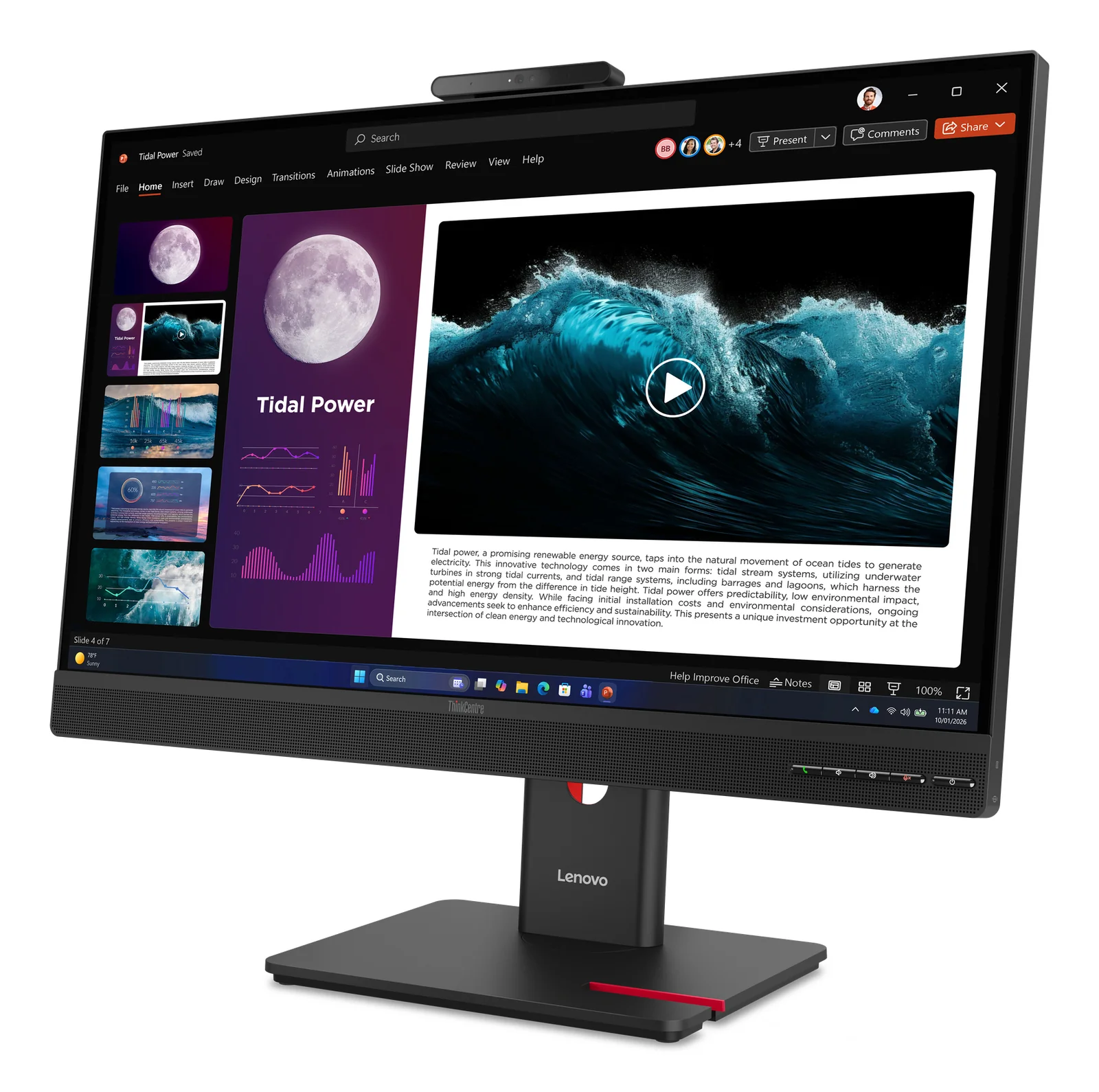 Lenovo ThinkCentre TIO27 Gen6 computer monitor
