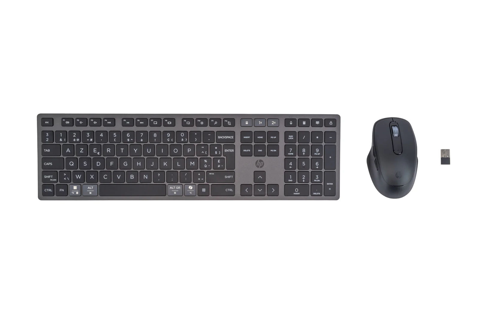 HP 720 Multi-Device Rechargeable Wireless and Mouse Combo Keyboard Black