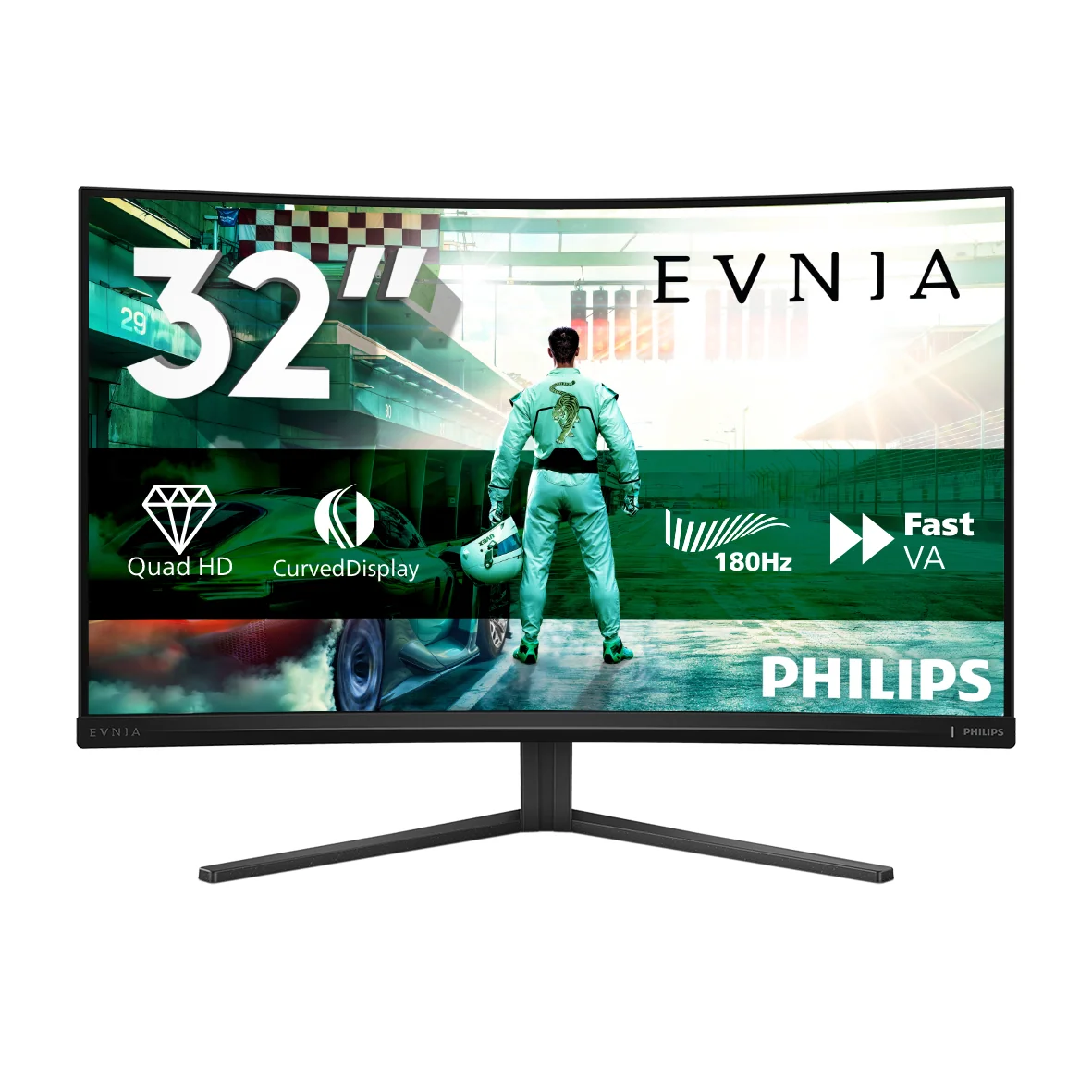 Philips 32M2C3500L/00 31.5" QHD VA 180Hz Curved Monitor