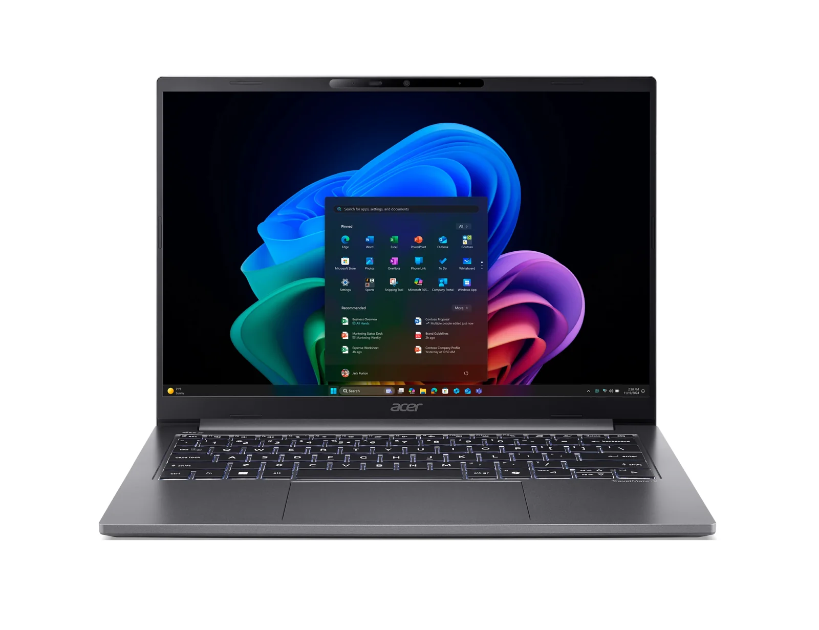 Acer TravelMate TMX414-51-TCO-57S6 14", Copilot+ PC Intel Core Ultra 5 226V, 16GB RAM, 512GB SSD