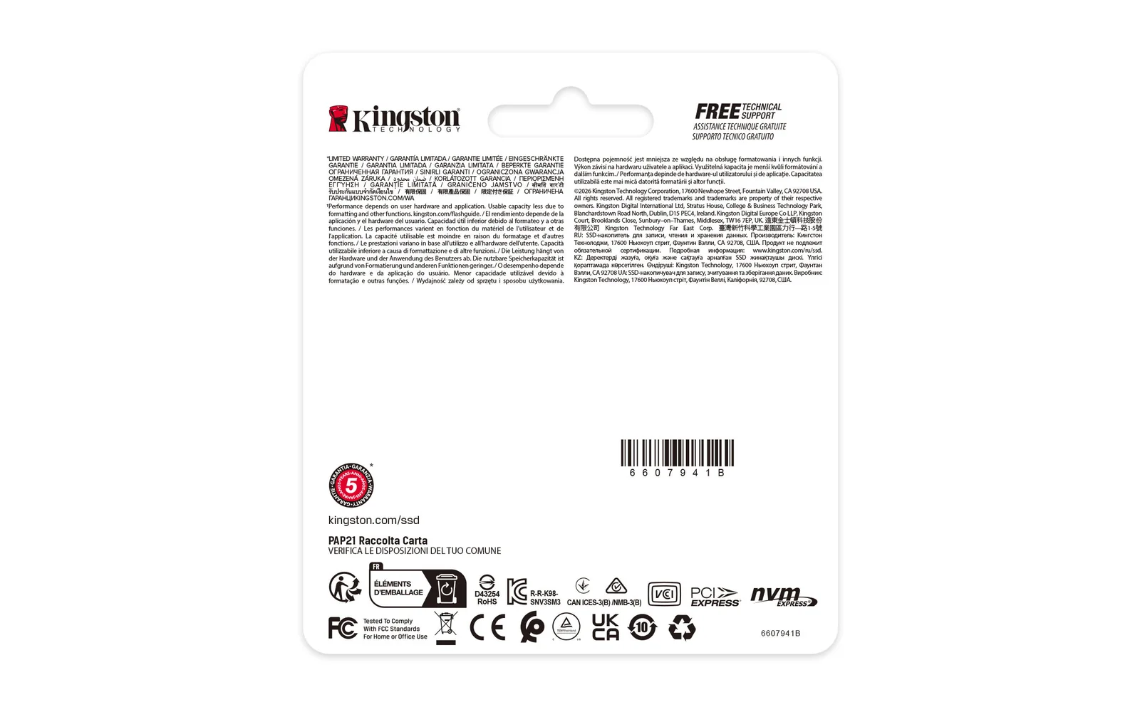 Kingston Technology NV3 2TB SSD