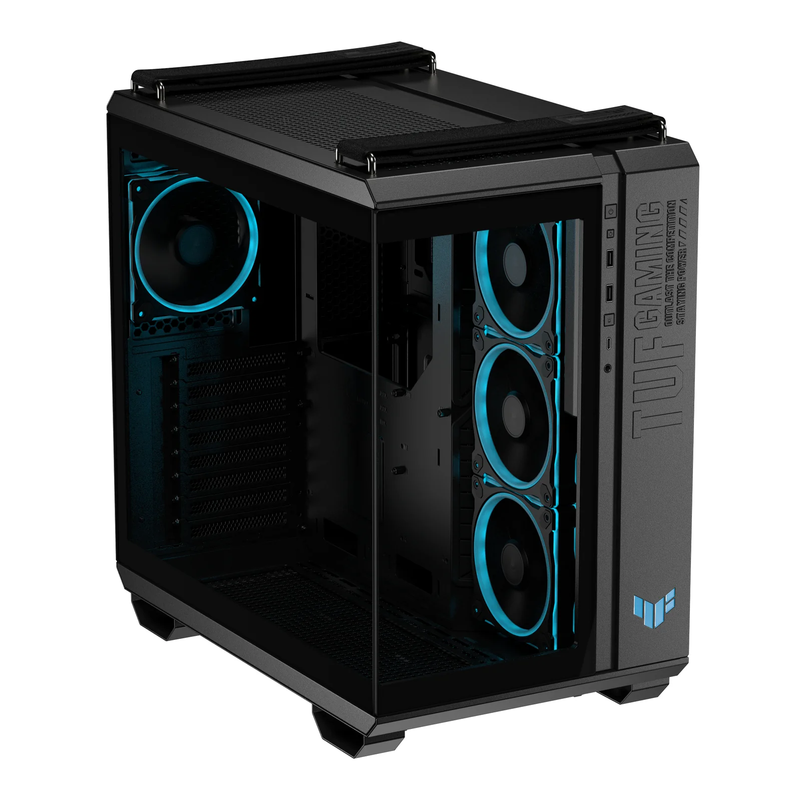 ASUS TUF GAMING GT502 Horizon TG ARGB Black PC Case