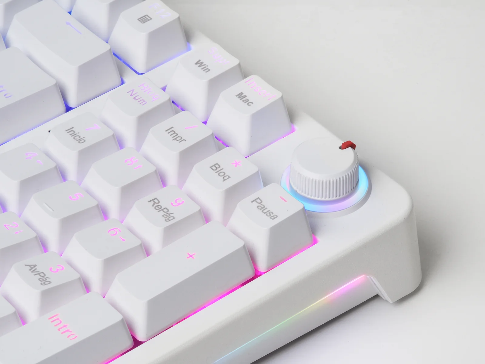 Mars Gaming MKPROWYFR Keyboard White, French