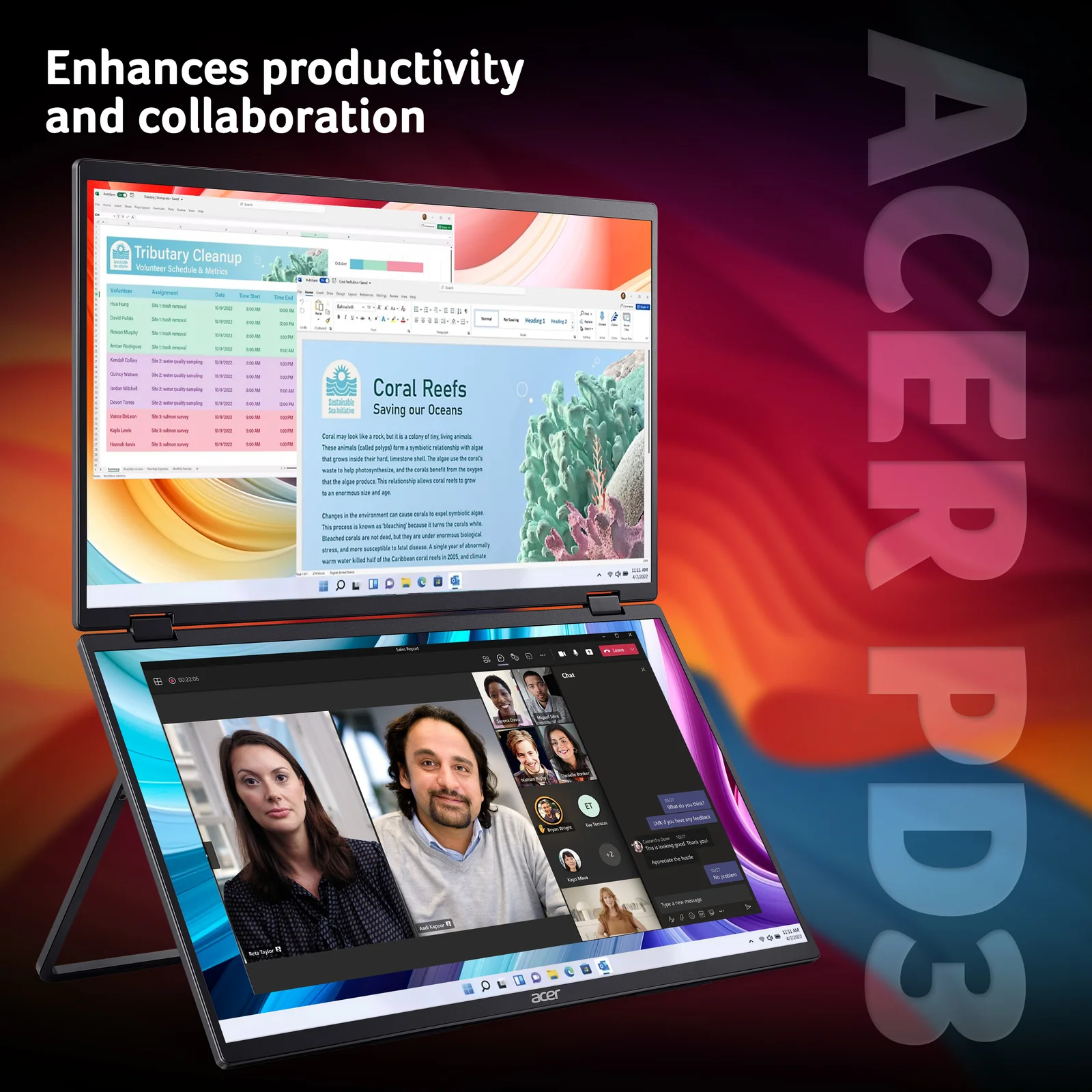Acer UM.XP3EE.E02 18.5" Full HD IPS 100Hz Monitor
