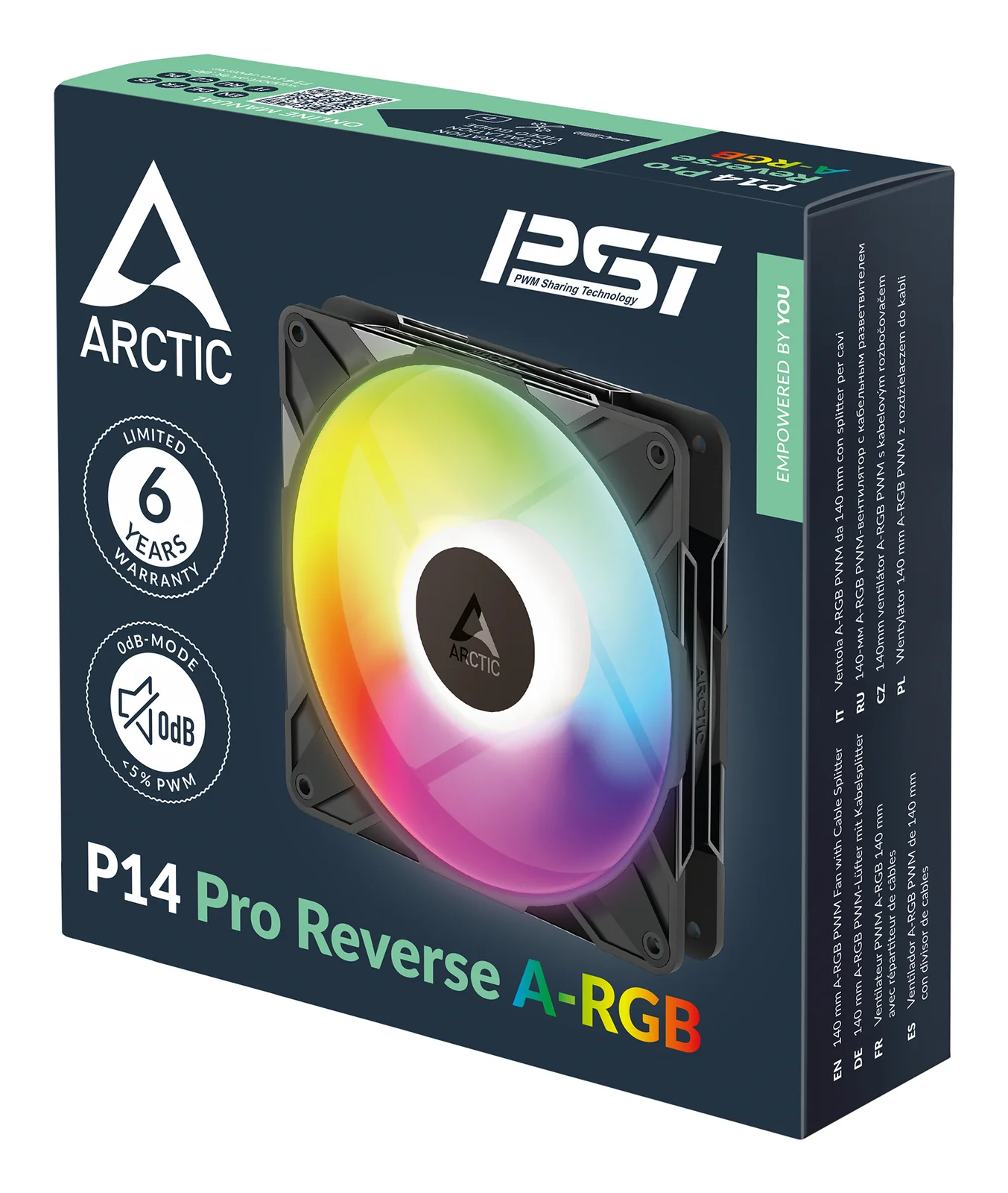 ARCTIC Freezer P14 Pro Reverse A-RGB - 3 Pack