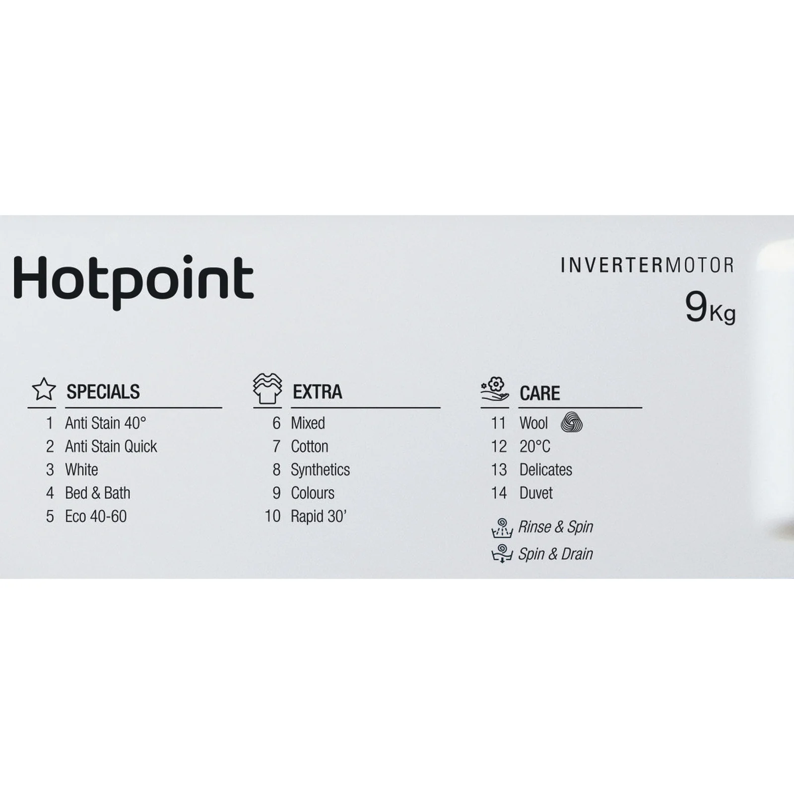Hotpoint BI WMHG 91485 UK 9kg 1351rpm Washing Machine