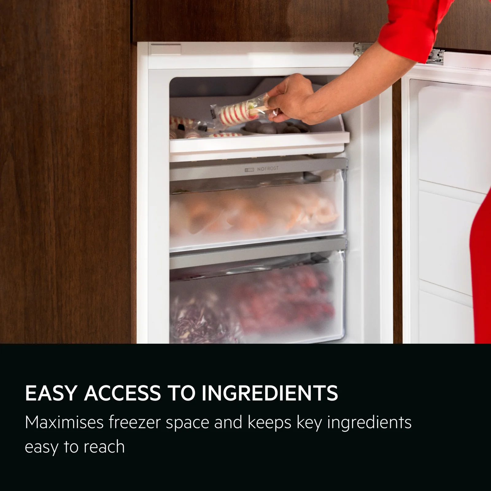 AEG Series 7000 NSC7N18ZES 257L Integrated Fridge Freezer
