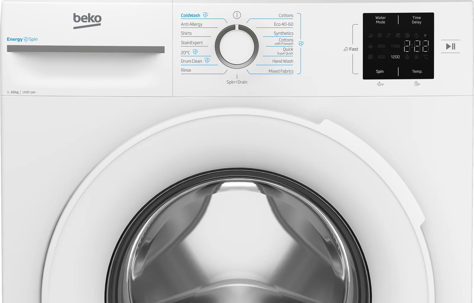Beko B3W31041W 10kg 1400rpm Washing Machine