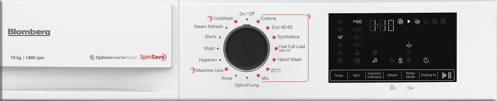 Blomberg LWA210461W 10kg 1400rpm Washing Machine