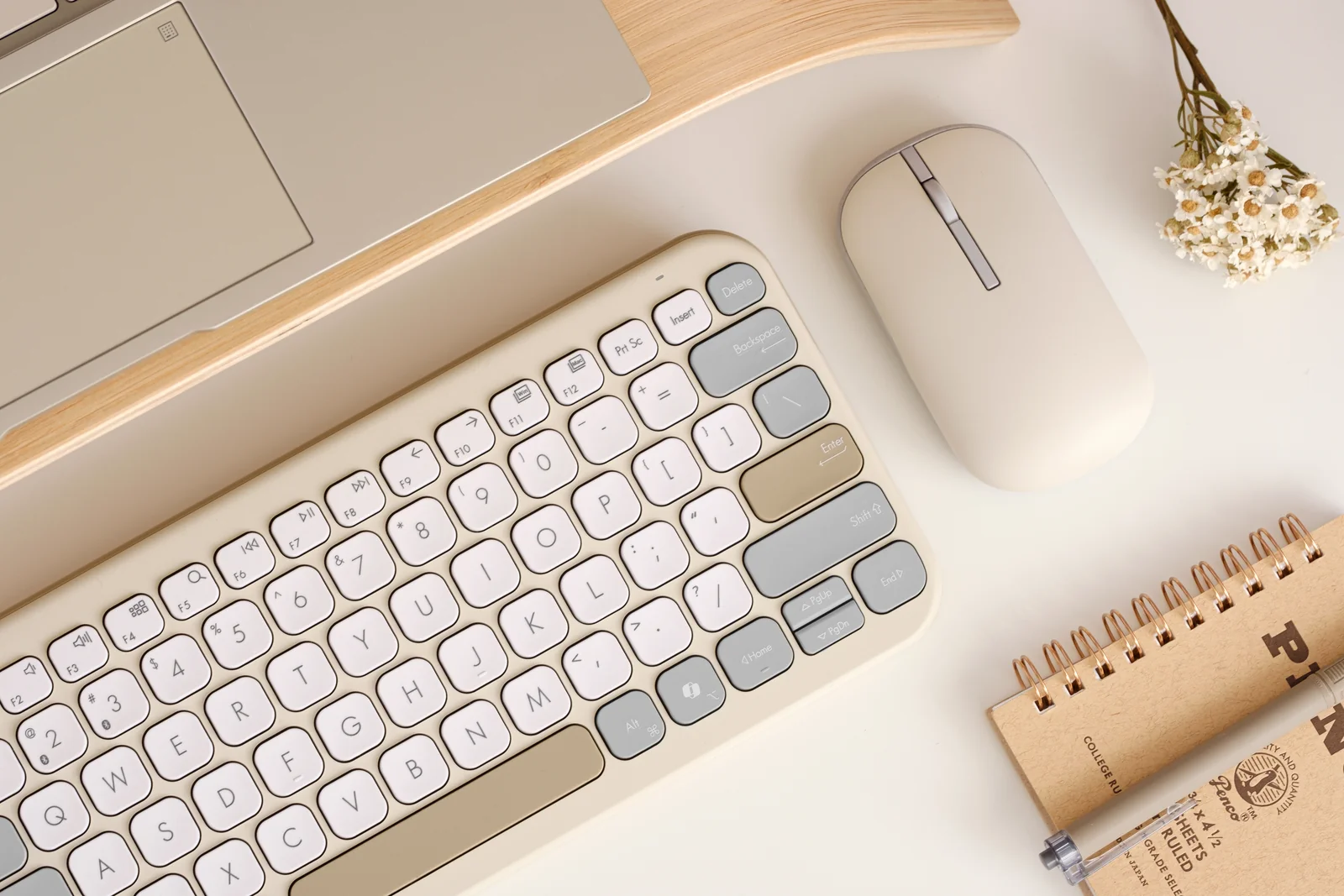 ASUS Marshmallow KW100 Keyboard White, German