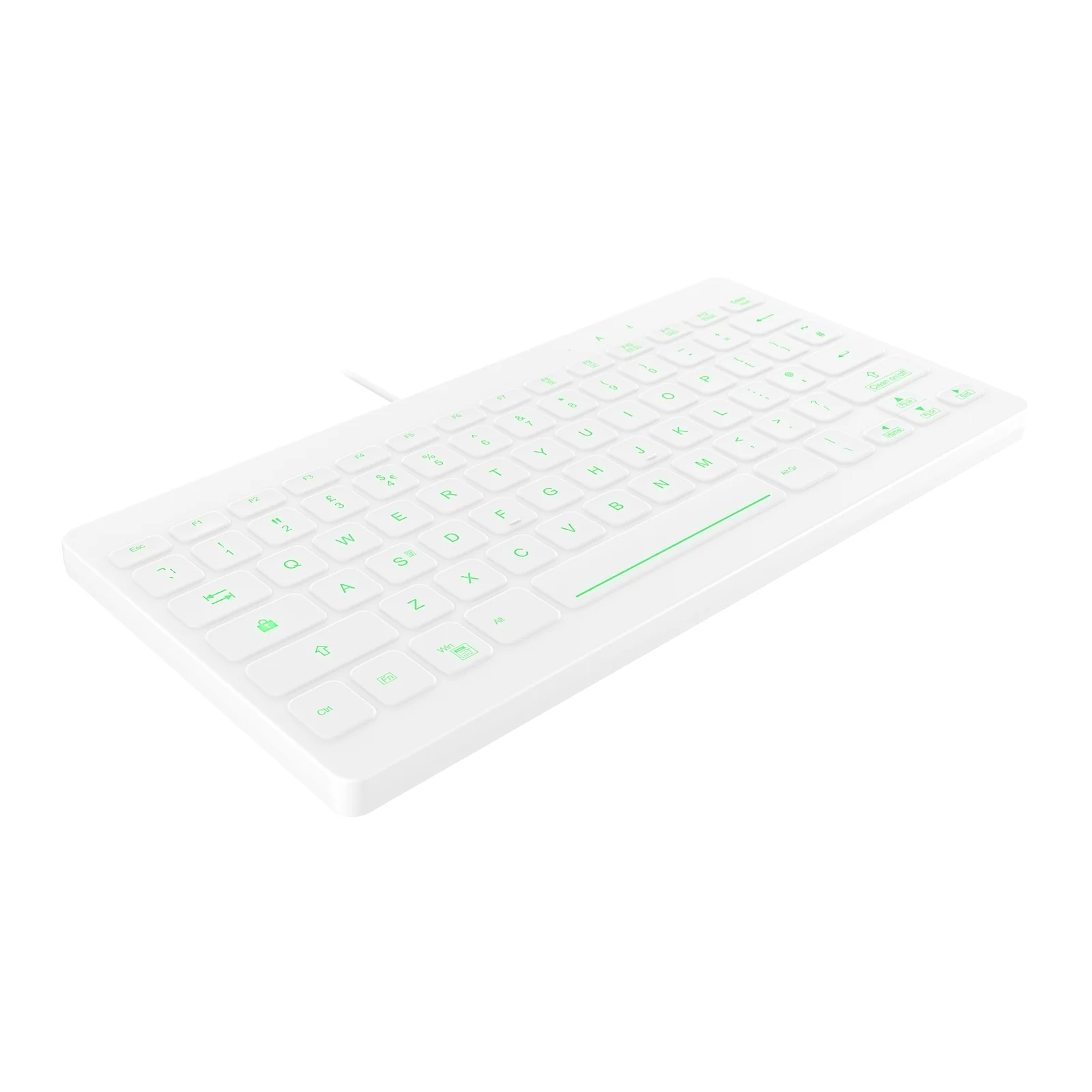 Contour Design Active Key AK-CB4112F-US-W/UK Keyboard White