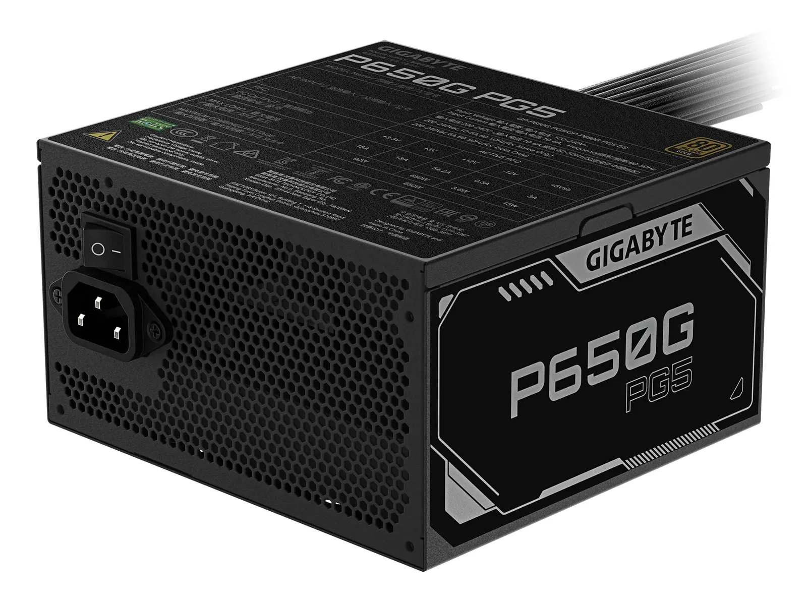 GIGABYTE P650G 650W Power Supply