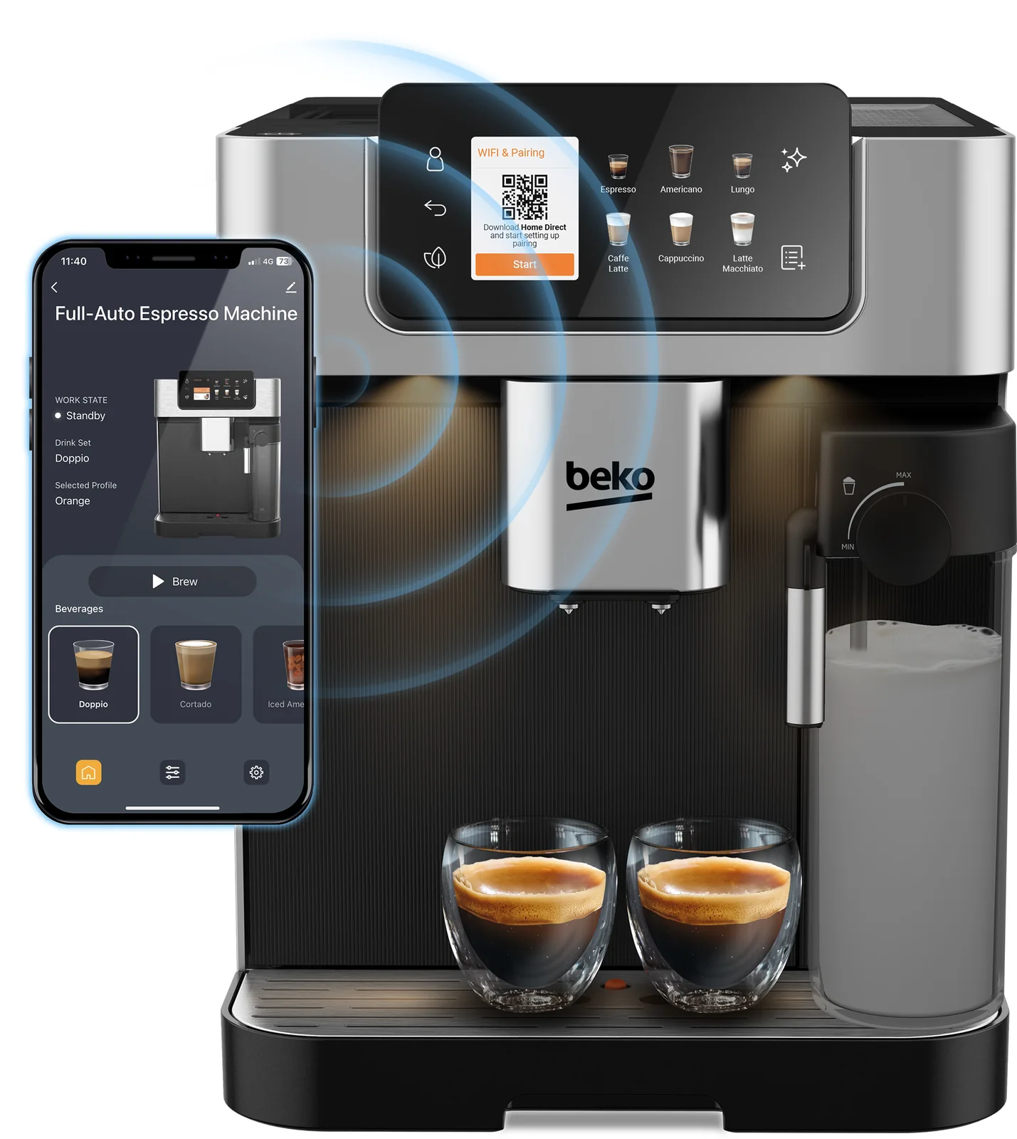 Beko CEG7348X Bean-to-Cup Coffee Machine