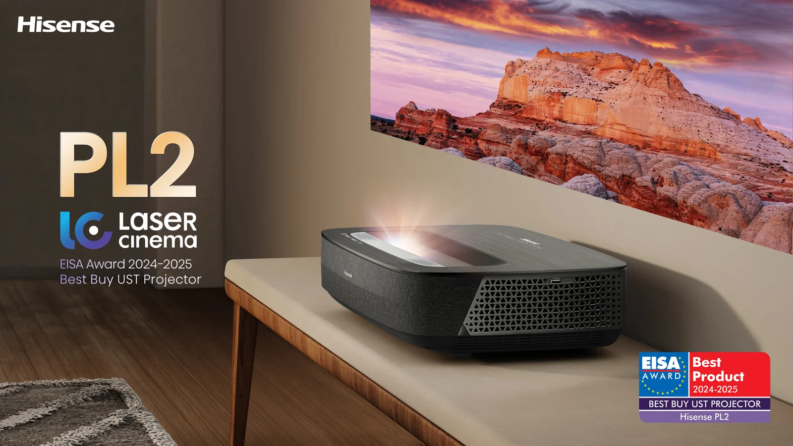 Hisense PL2TUK 4K Projector
