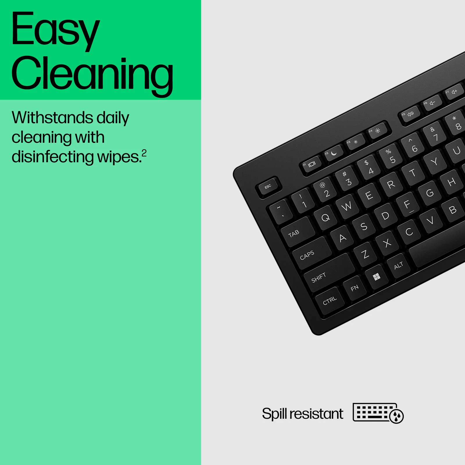 HP 125 G2 USB Wired Keyboard