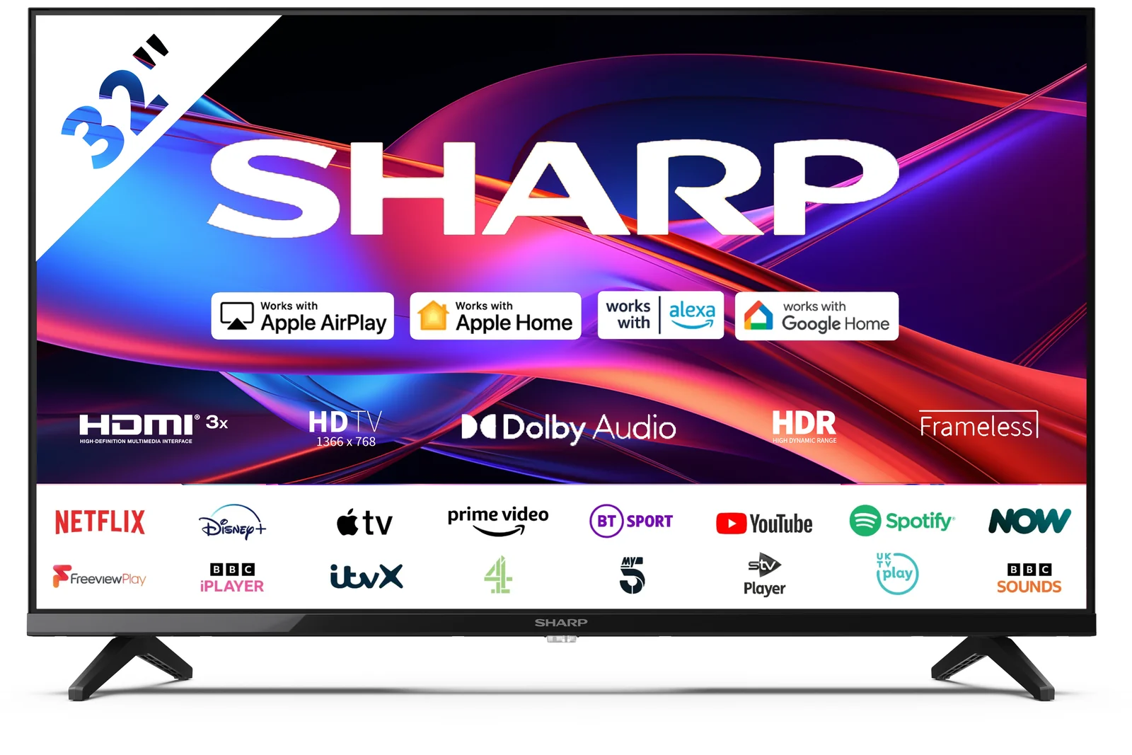 Sharp 1T-C32GD2225K 32" Smart TV
