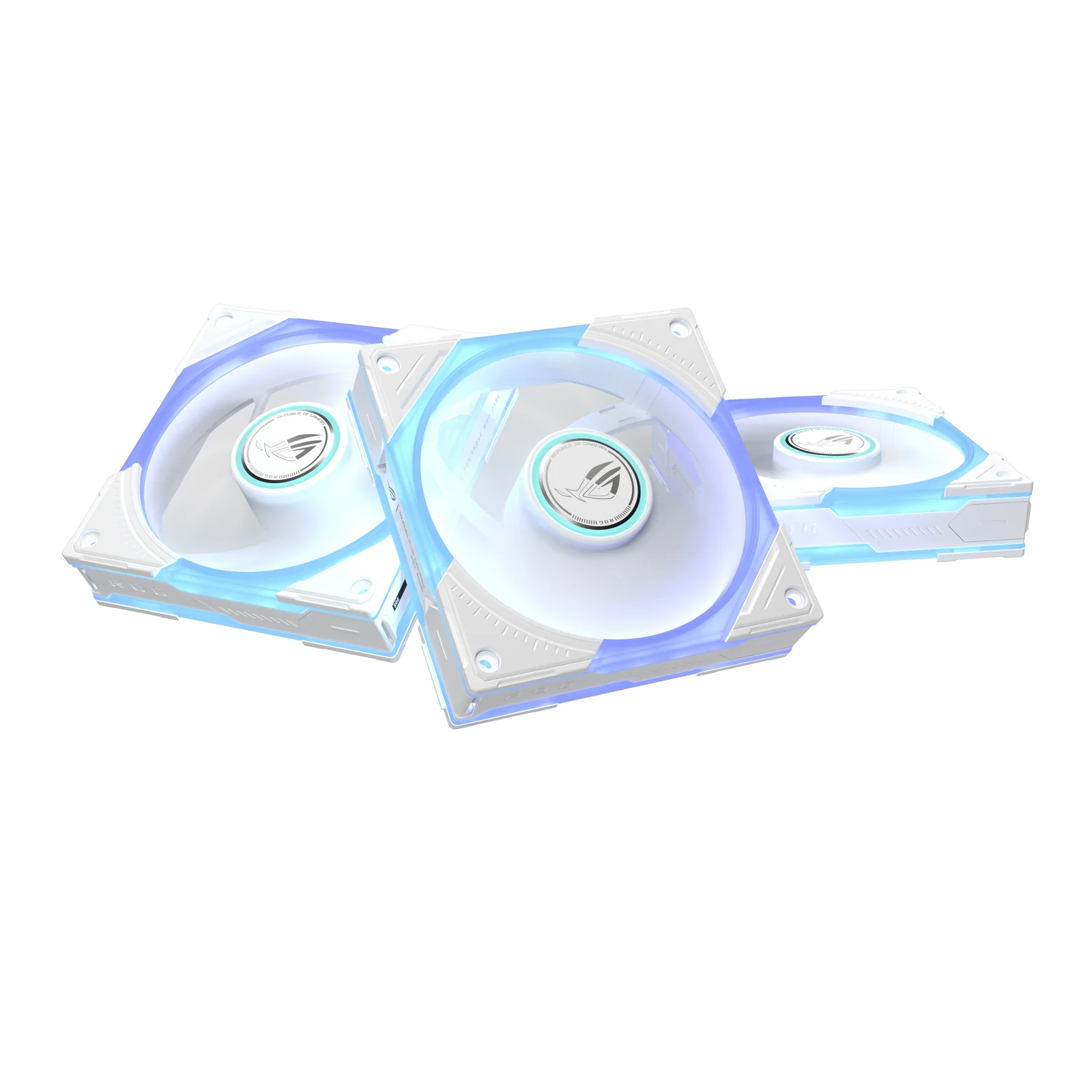 ASUS ROG Eurux GR120 ARGB Reverse Fan White Edition - Triple Pack