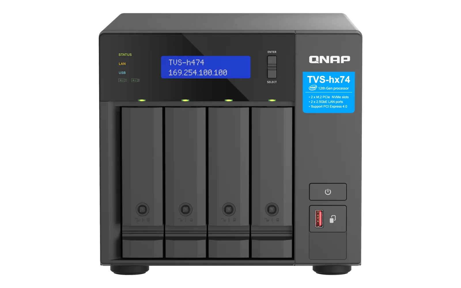 QNAP TVS-H474 4-Bay NAS