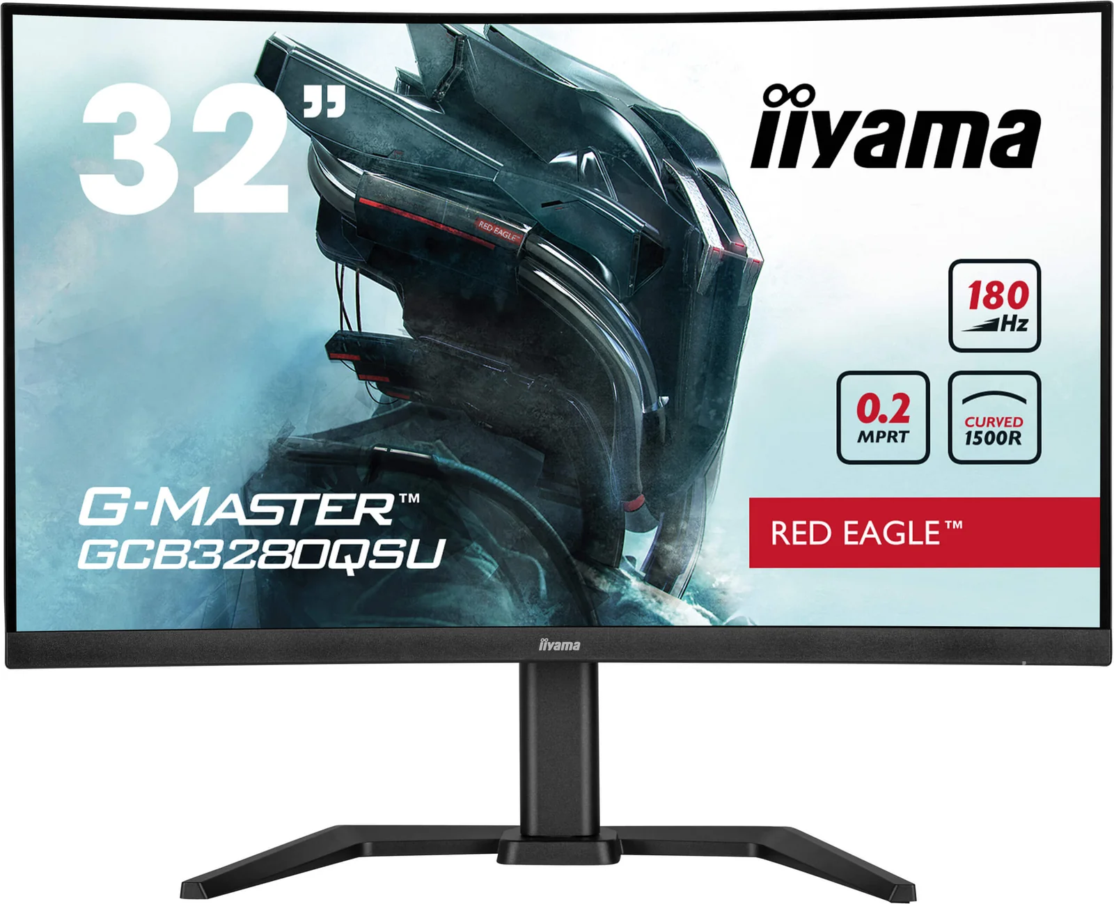 iiyama GCB3280QSU-B2 31.5" QHD VA 180Hz Curved Monitor