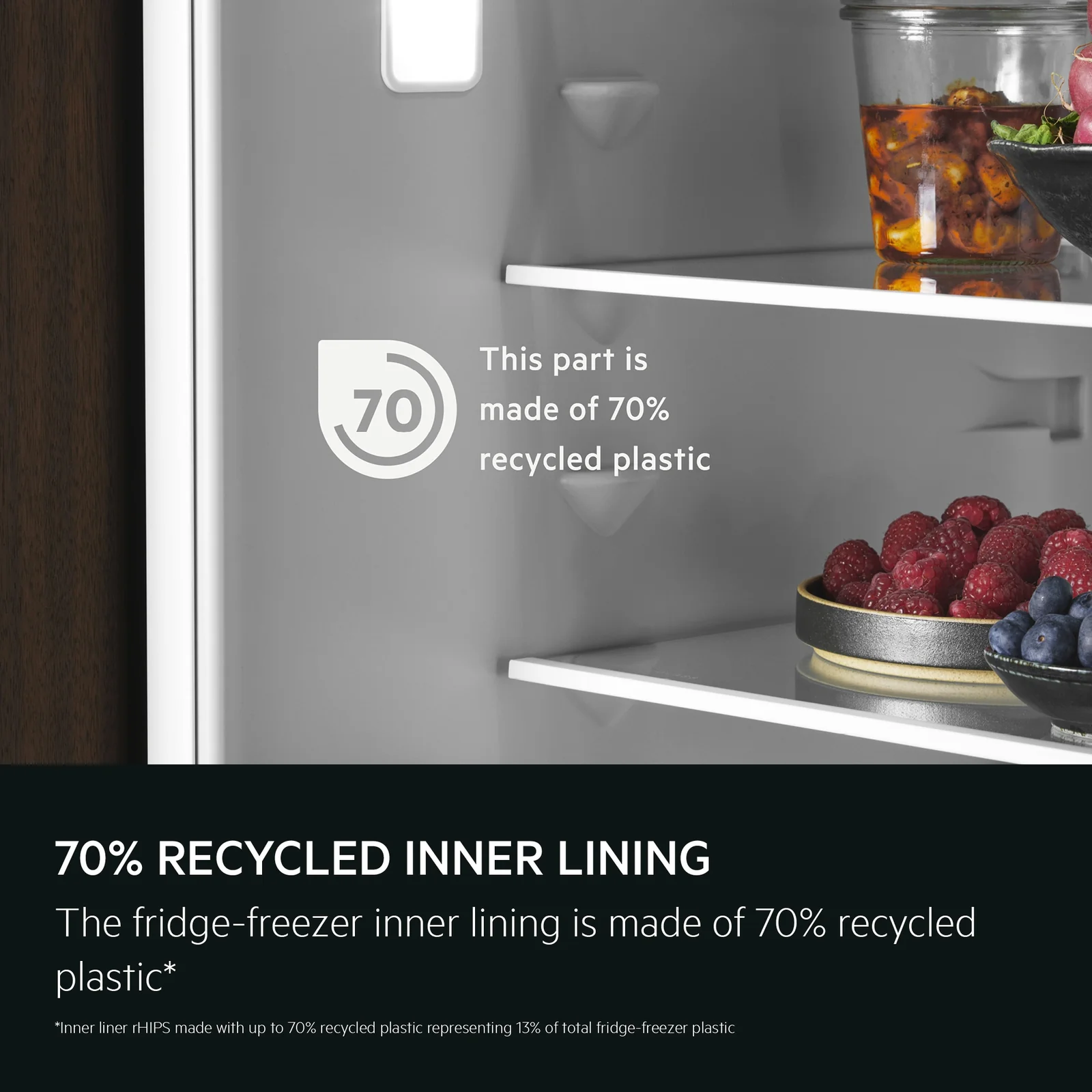 AEG Series 7000 NSC7N18ZES 257L Integrated Fridge Freezer