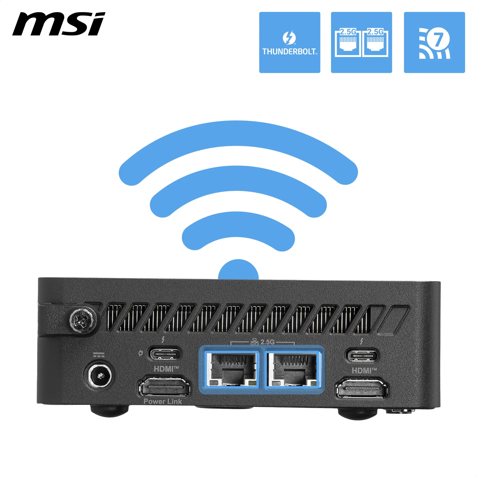 MSI Cubi NUC AI+ 3MG-004EU, Intel Core Ultra 5 322, 16GB RAM, 512GB SSD