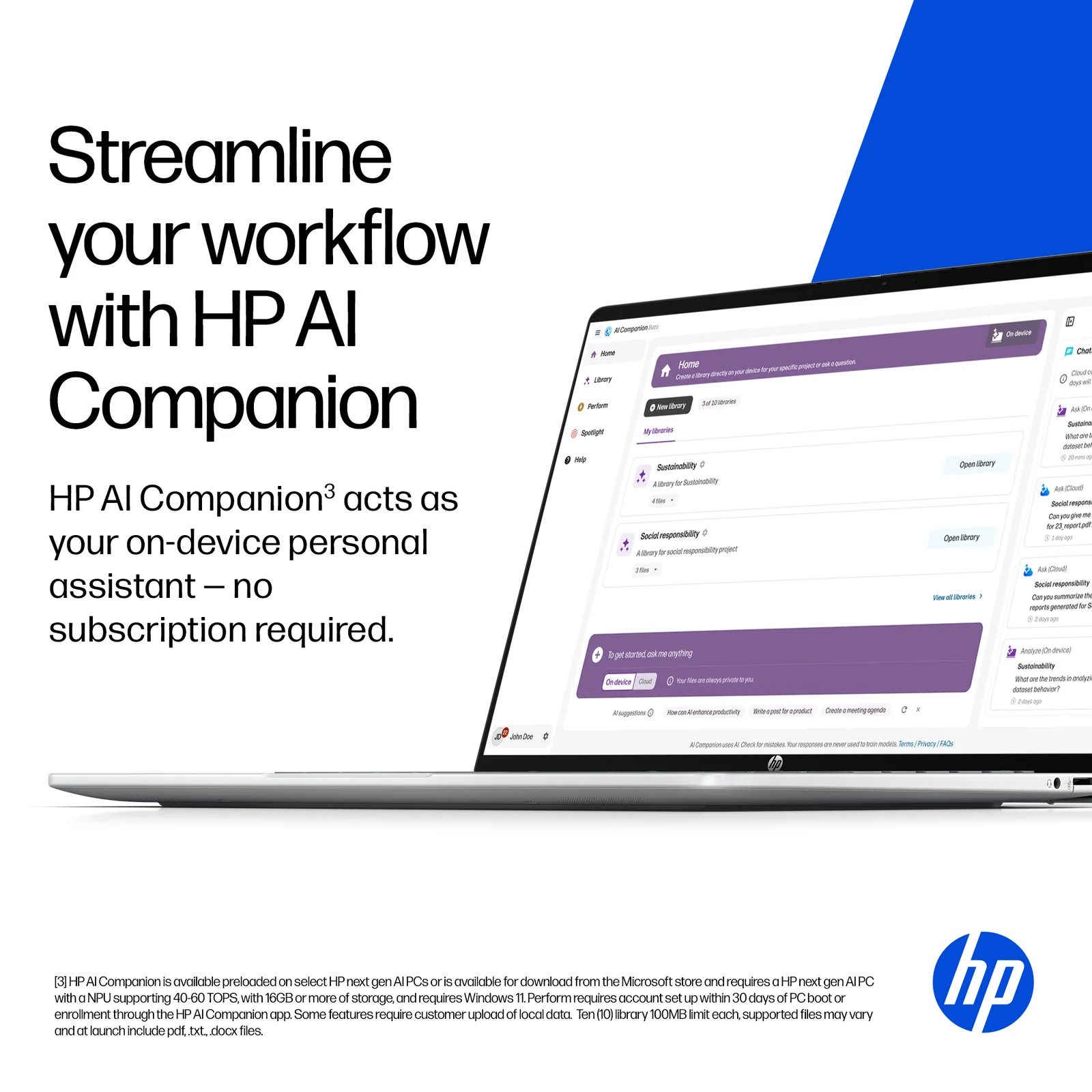 HP OmniBook 5 Laptop Next Gen AI 14-he0001nax 14", 16GB RAM, 1TB SSD