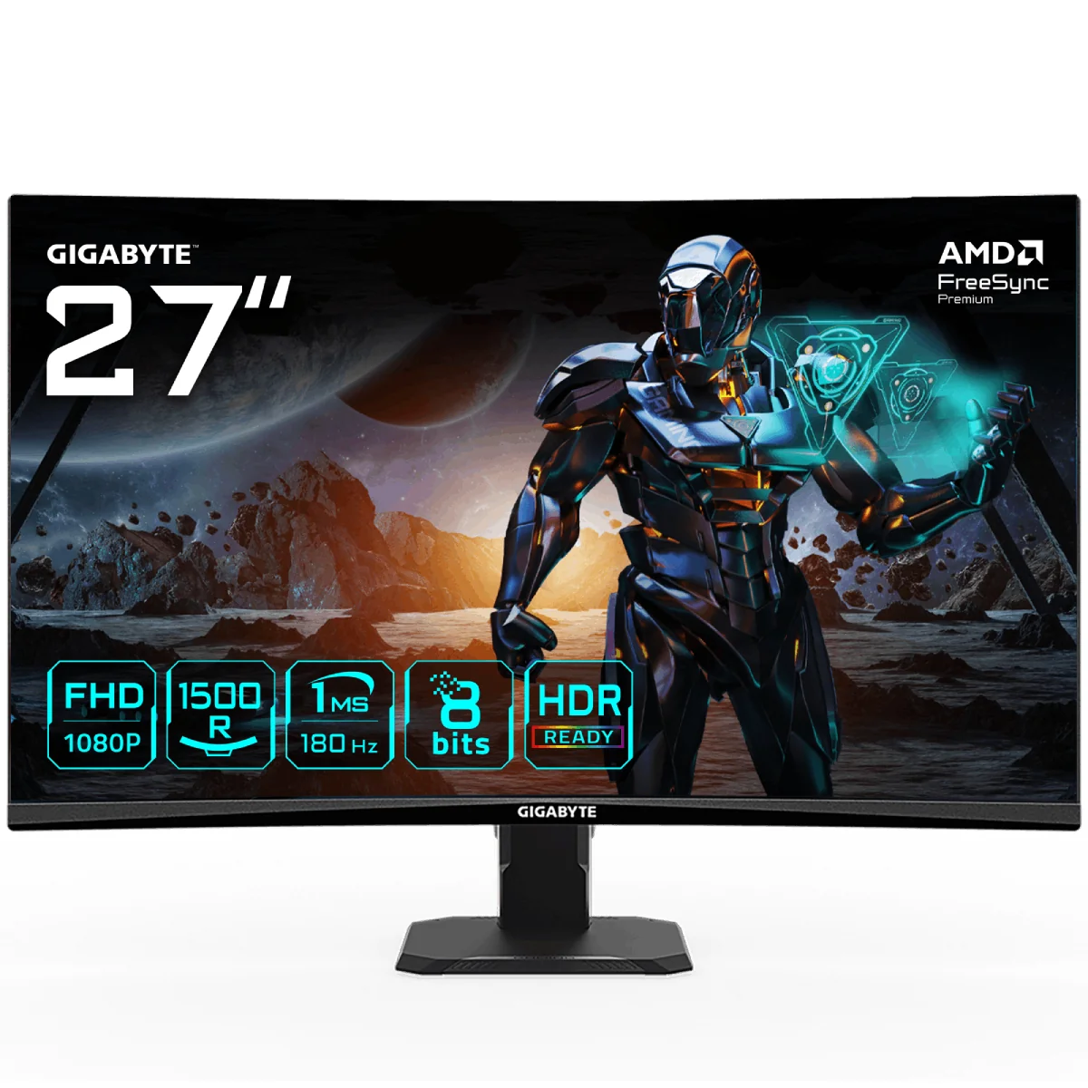 GIGABYTE GS27FC 27" Full HD VA 180Hz Curved Monitor