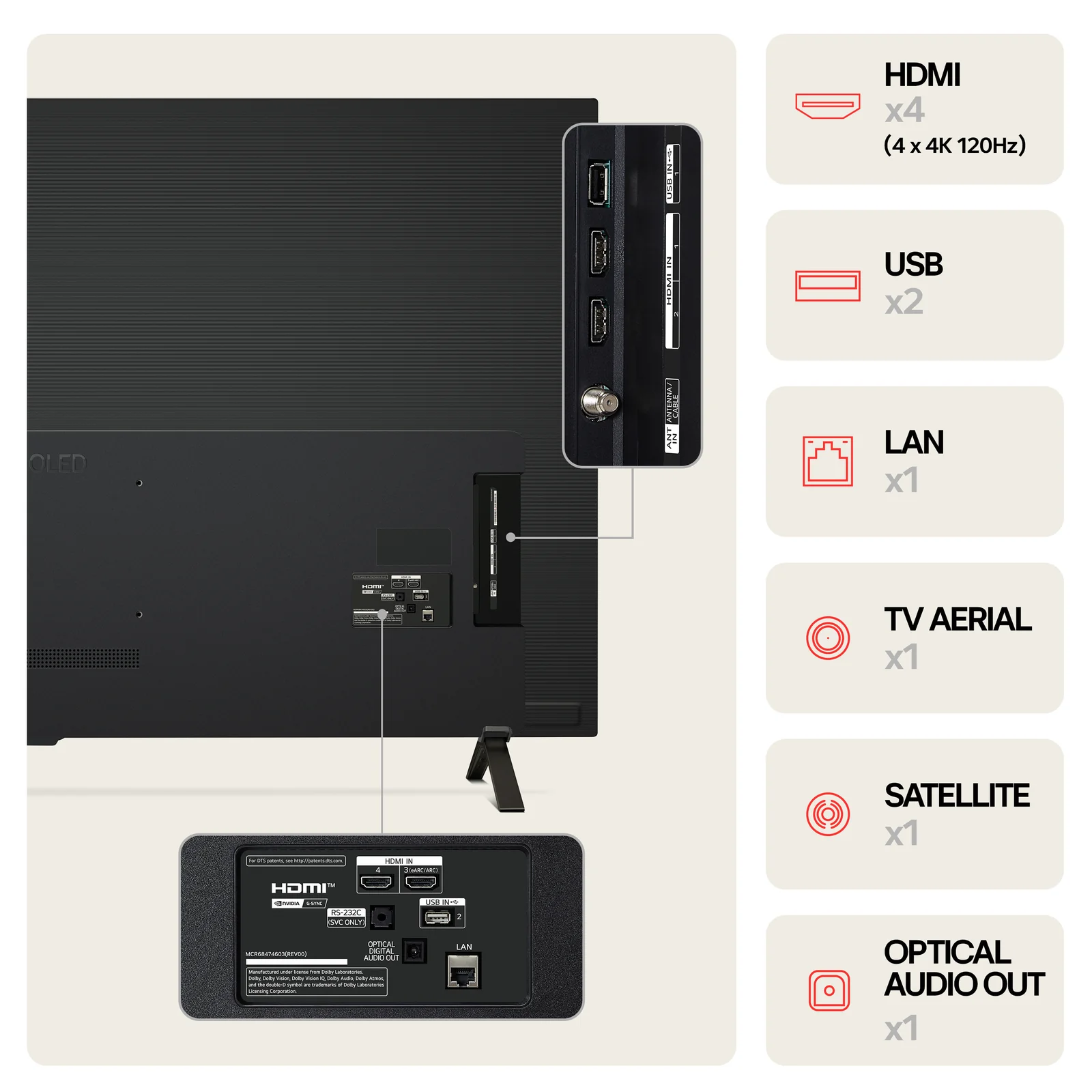 LG OLED77B42LA.AEK 77" 4K Smart TV