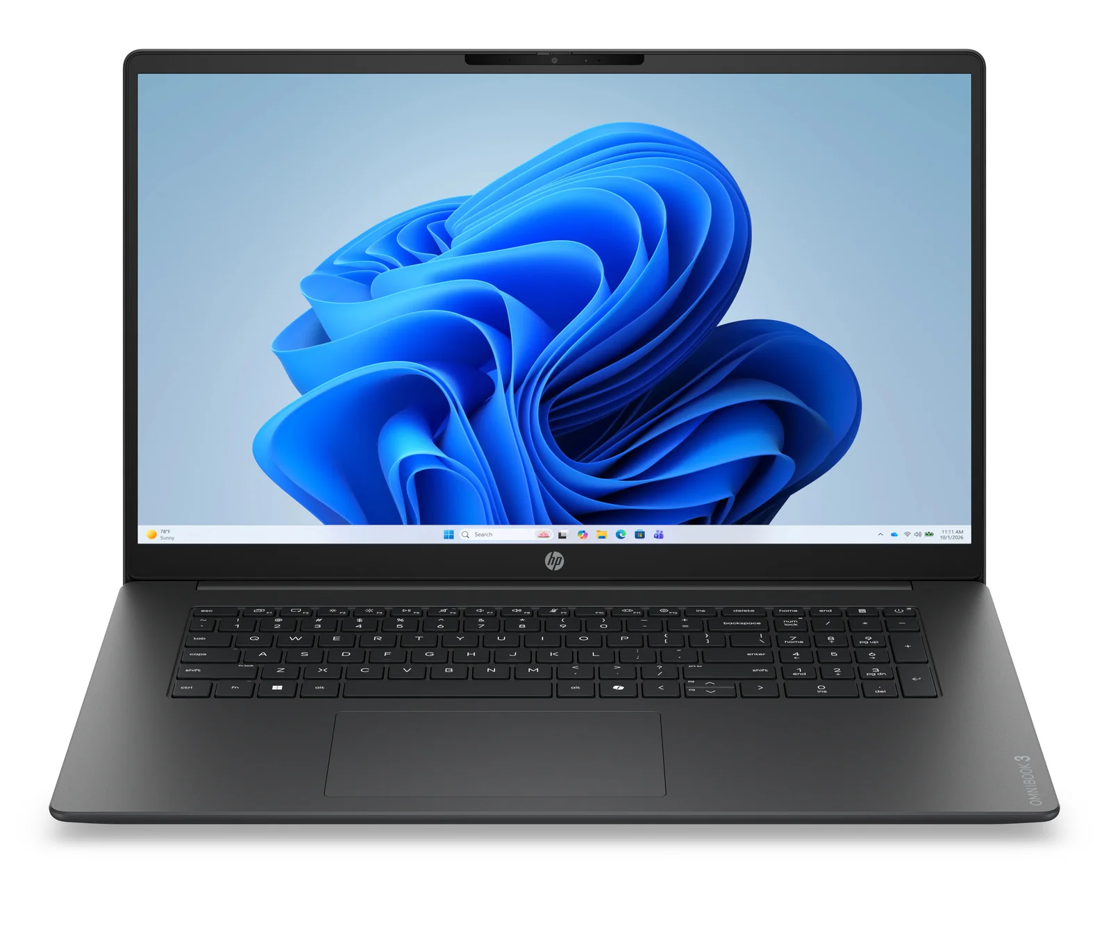 HP DQ8W8EA laptop 17.3", 16GB RAM, 256GB SSD